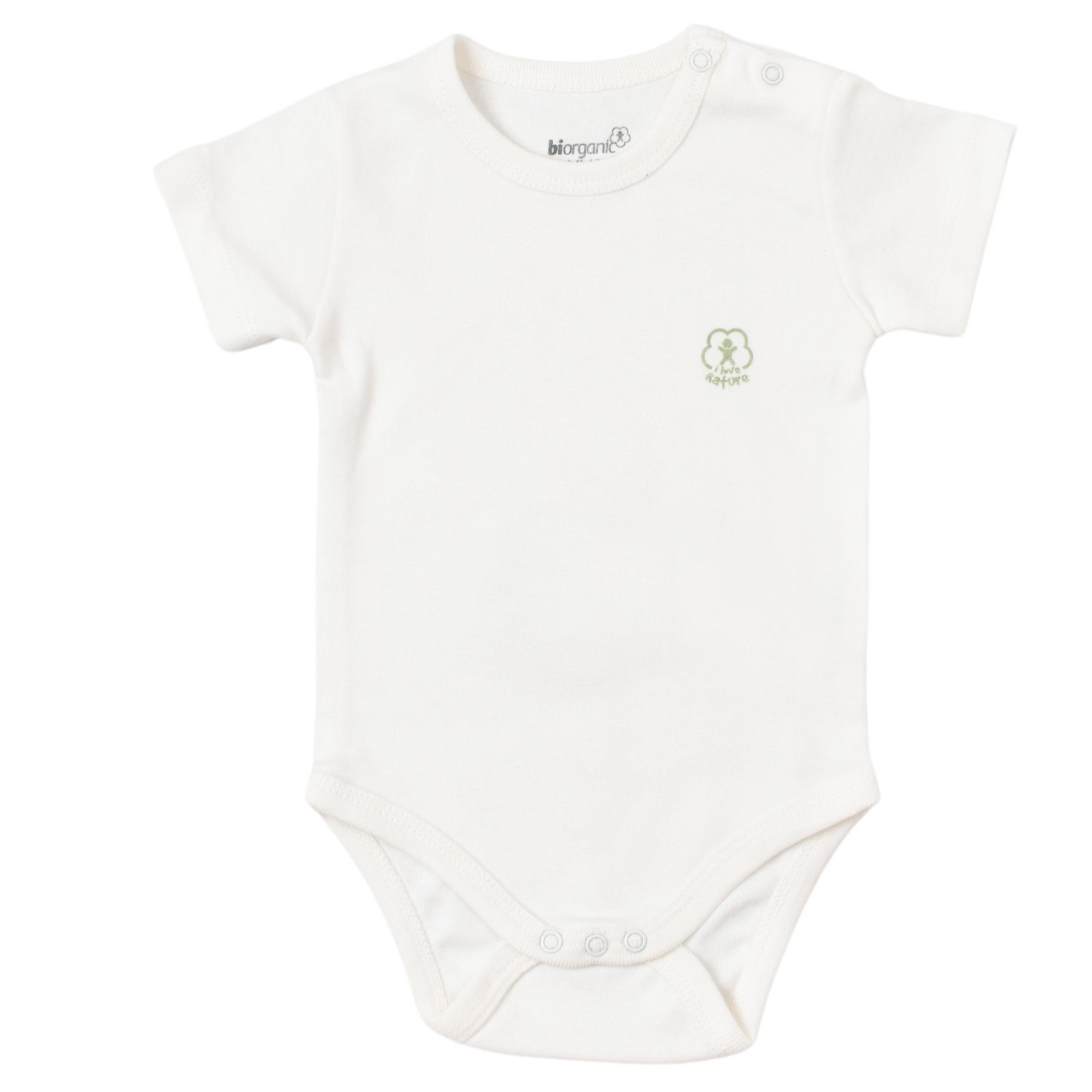 Kurzarmbody Basic Nature für Jungen und Mädchen, Unisex, Baby Body