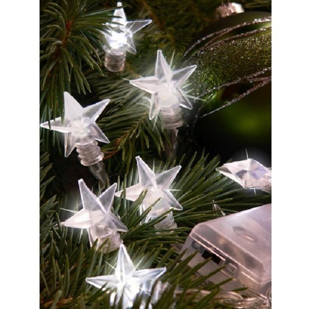 FHS LED-Lichterkette 06105 LED Lichterkette Sterne kaltweiß günstig online kaufen