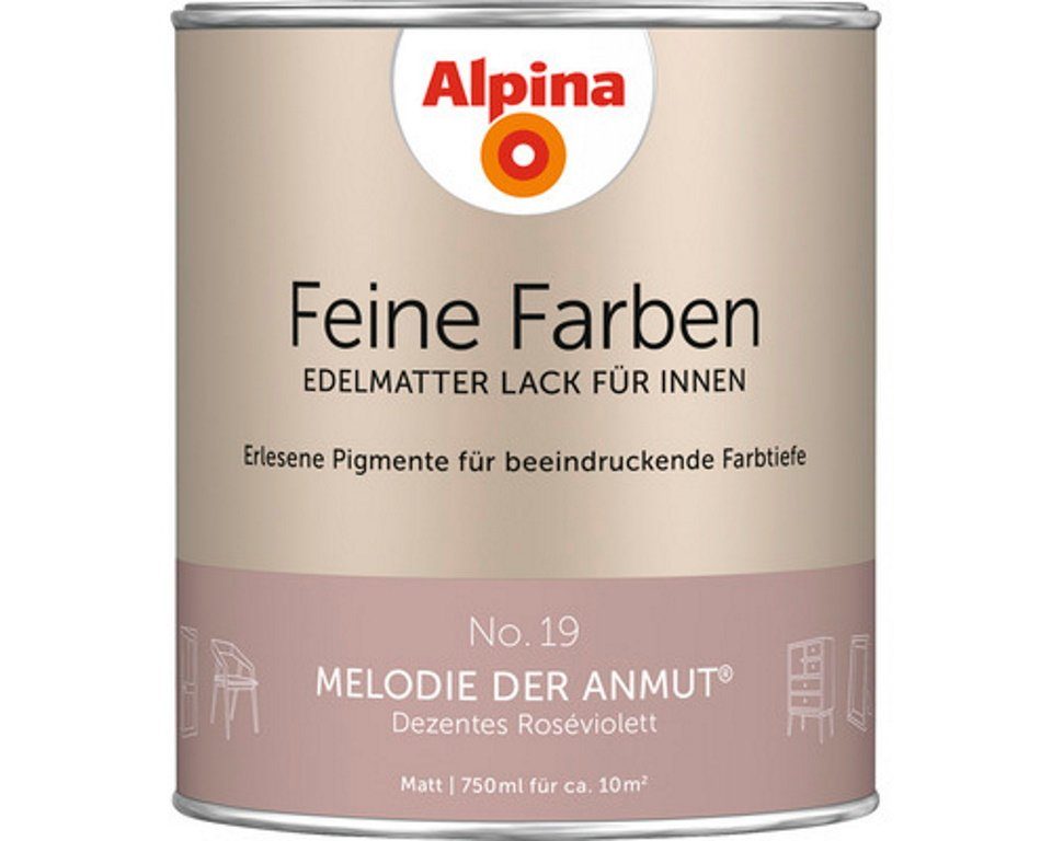 Alpina Lack Feine Farben 750 ml No. 19 Melodie der Anmut
