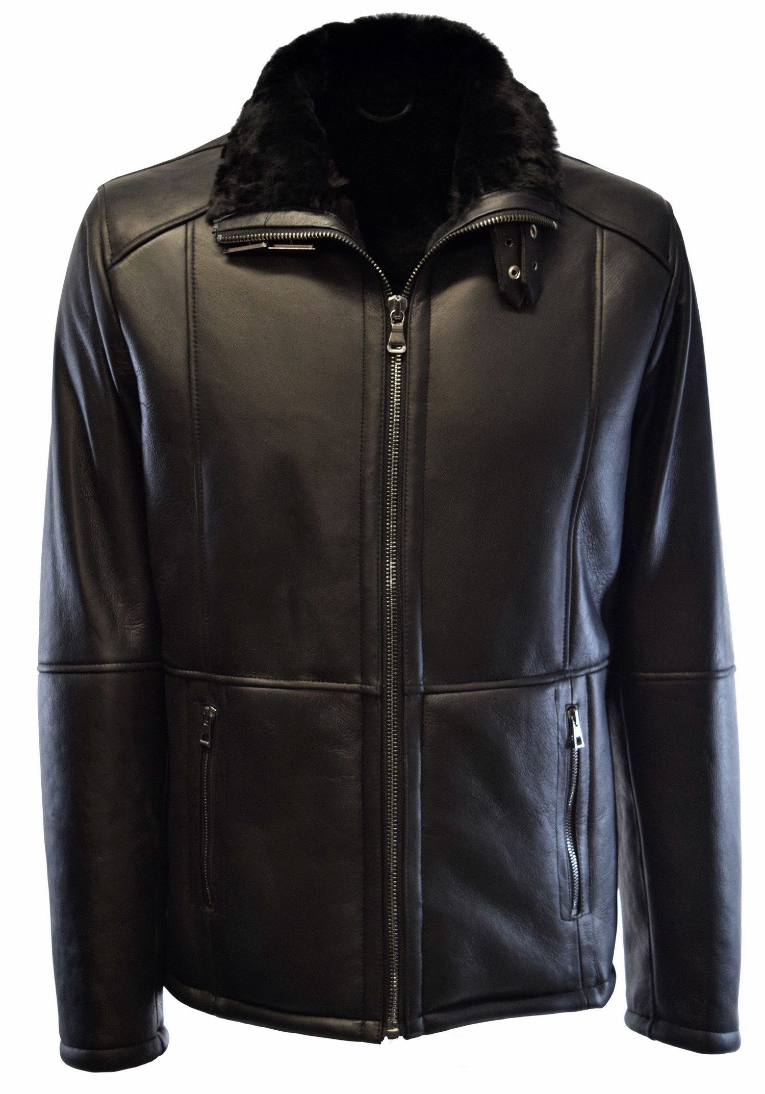 Zimmert Leather Lederjacke Nellson Herren, Lammfelljacke, günstig online kaufen