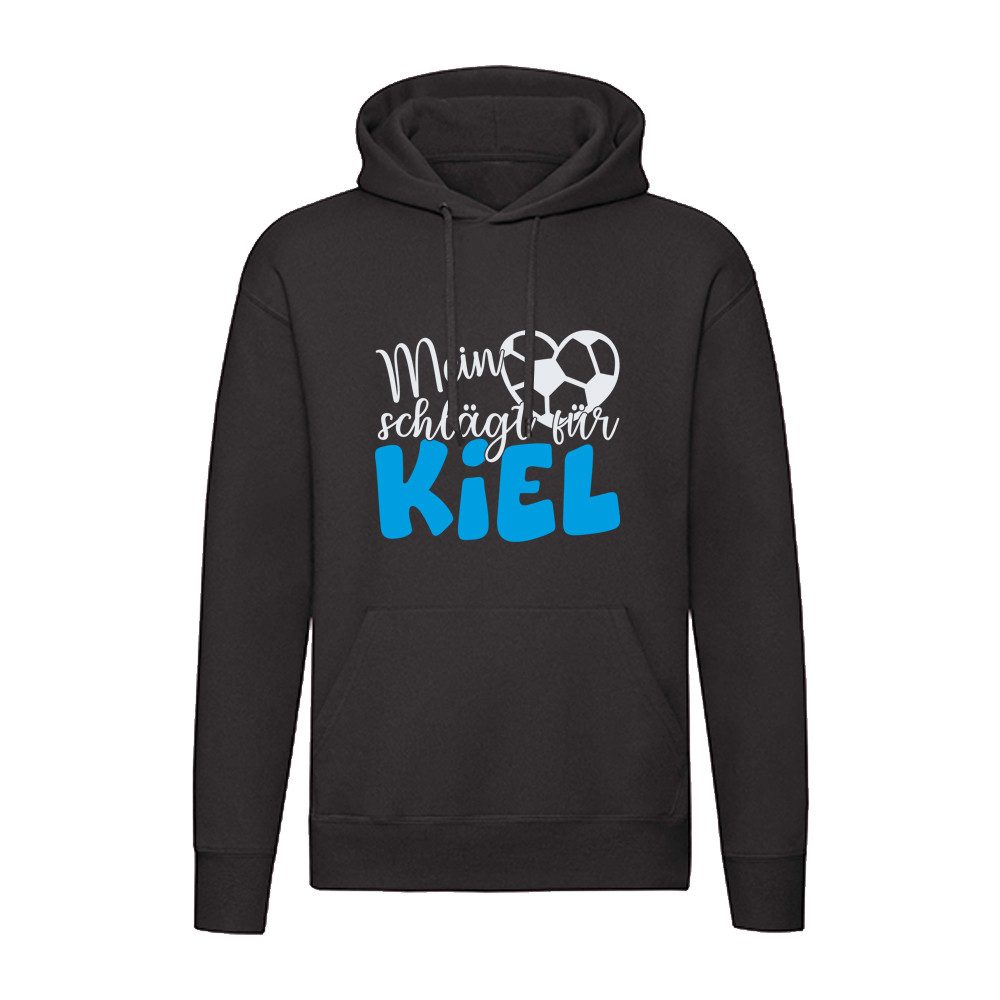 G-graphics Hoodie Mein Herz schlägt für Kiel Unisex Pullover mit einem Motiv für den echten Fan