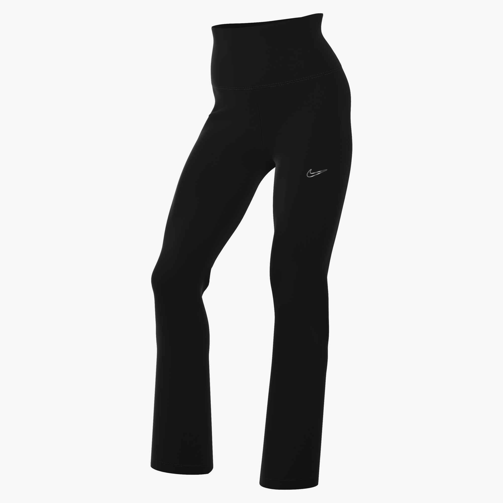 Nike Sportswear Sporthose W NK FLARED PANT GLS mit ausgestelltem Bein, aus Polyester und Elasthan