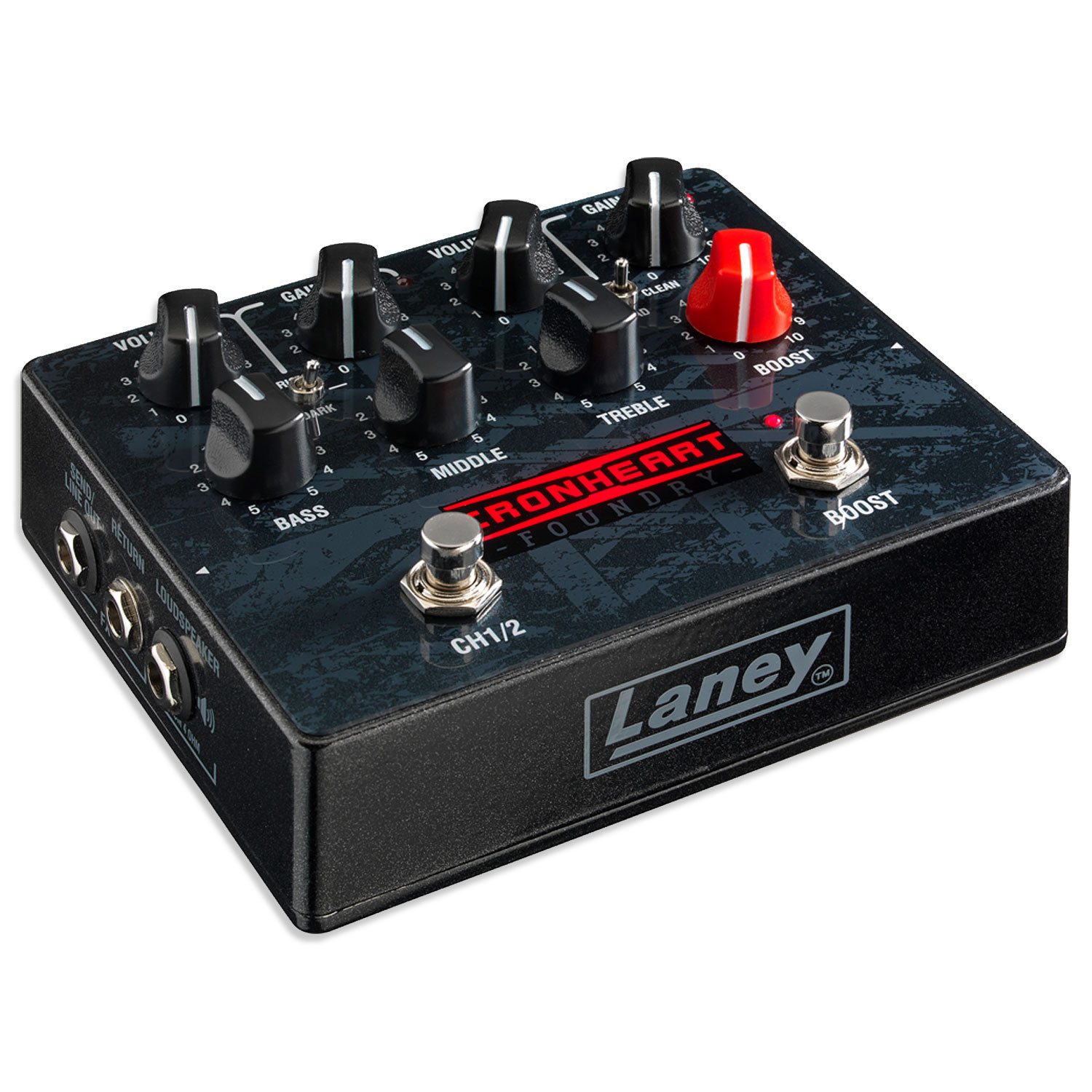 Laney Laney Gitarren-Verstärker Iron Heart Foundry Loudpedal Verstärker (Anzahl Kanäle: 2, 60 W, Kompakter 60 Watt Gitarrenverstärker)