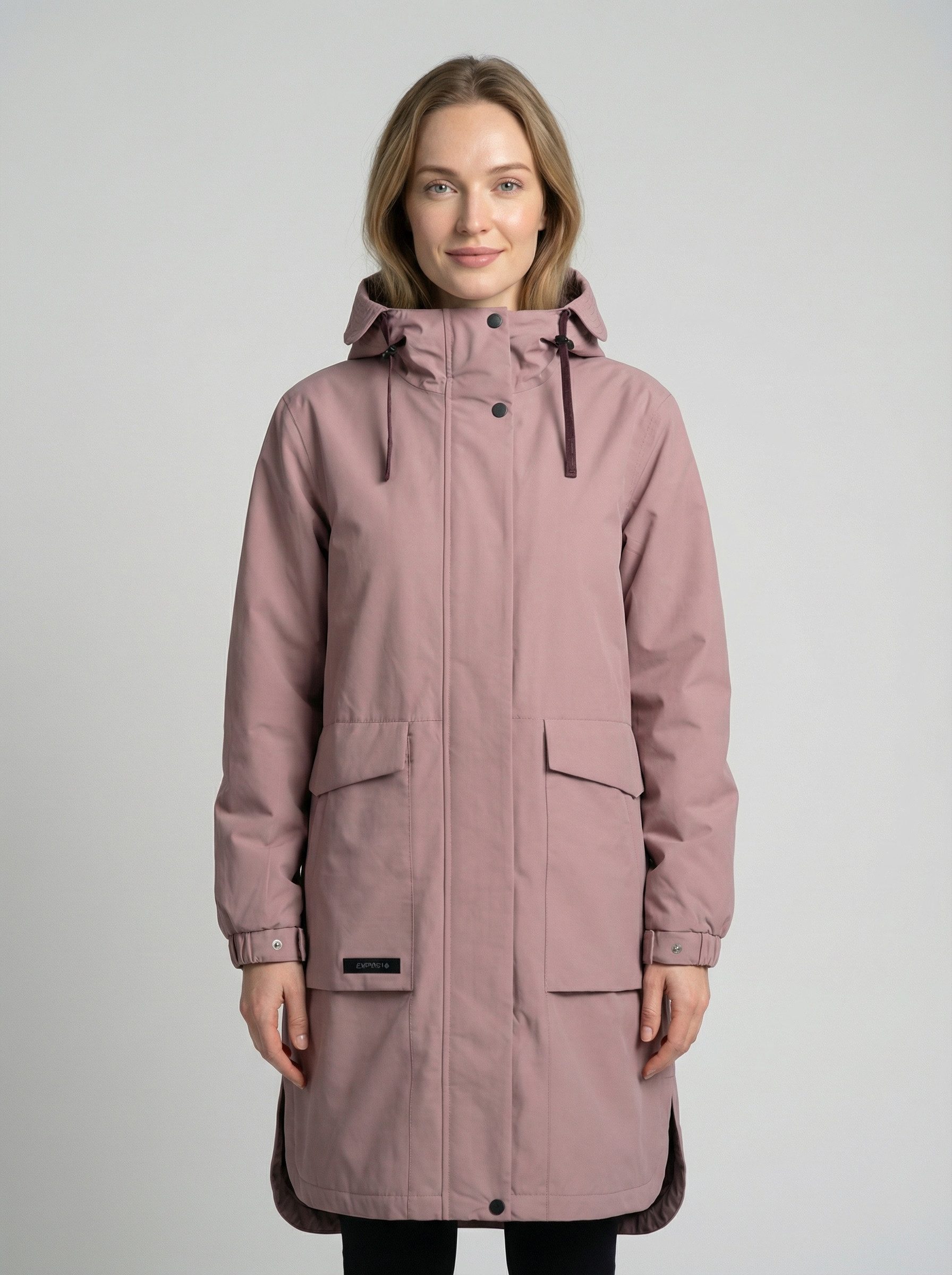 Icepeak Funktionsmantel ICEPEAK AALAN (1-tlg) aus Baumwolle und Polyamid, sportlicher Stil, wasserabweisend