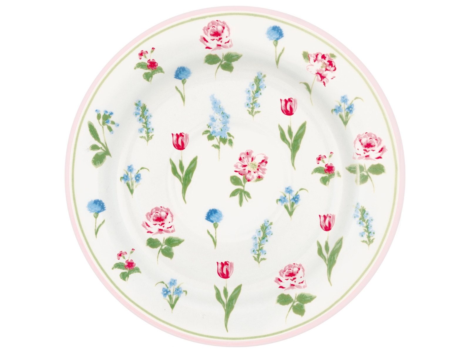 Greengate Brotteller Agnes Brotteller white 15cm