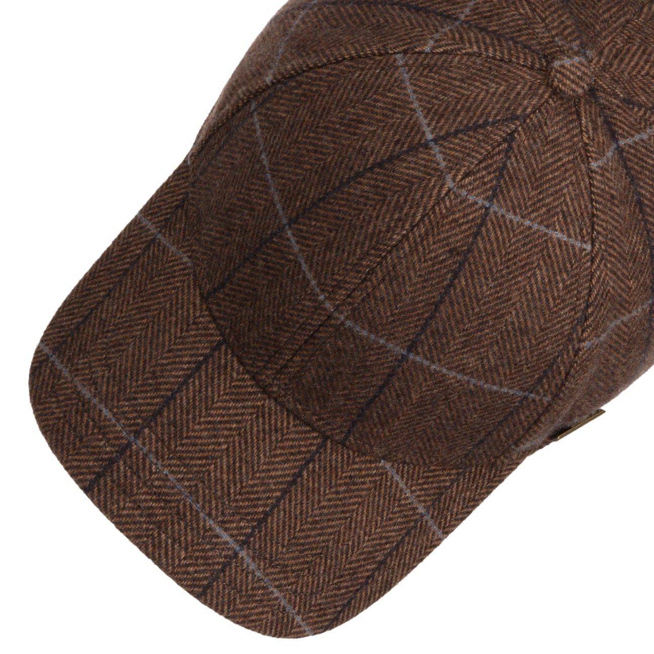 Stetson Baseball Cap (1-St) Wollcap Hinten geschlossen