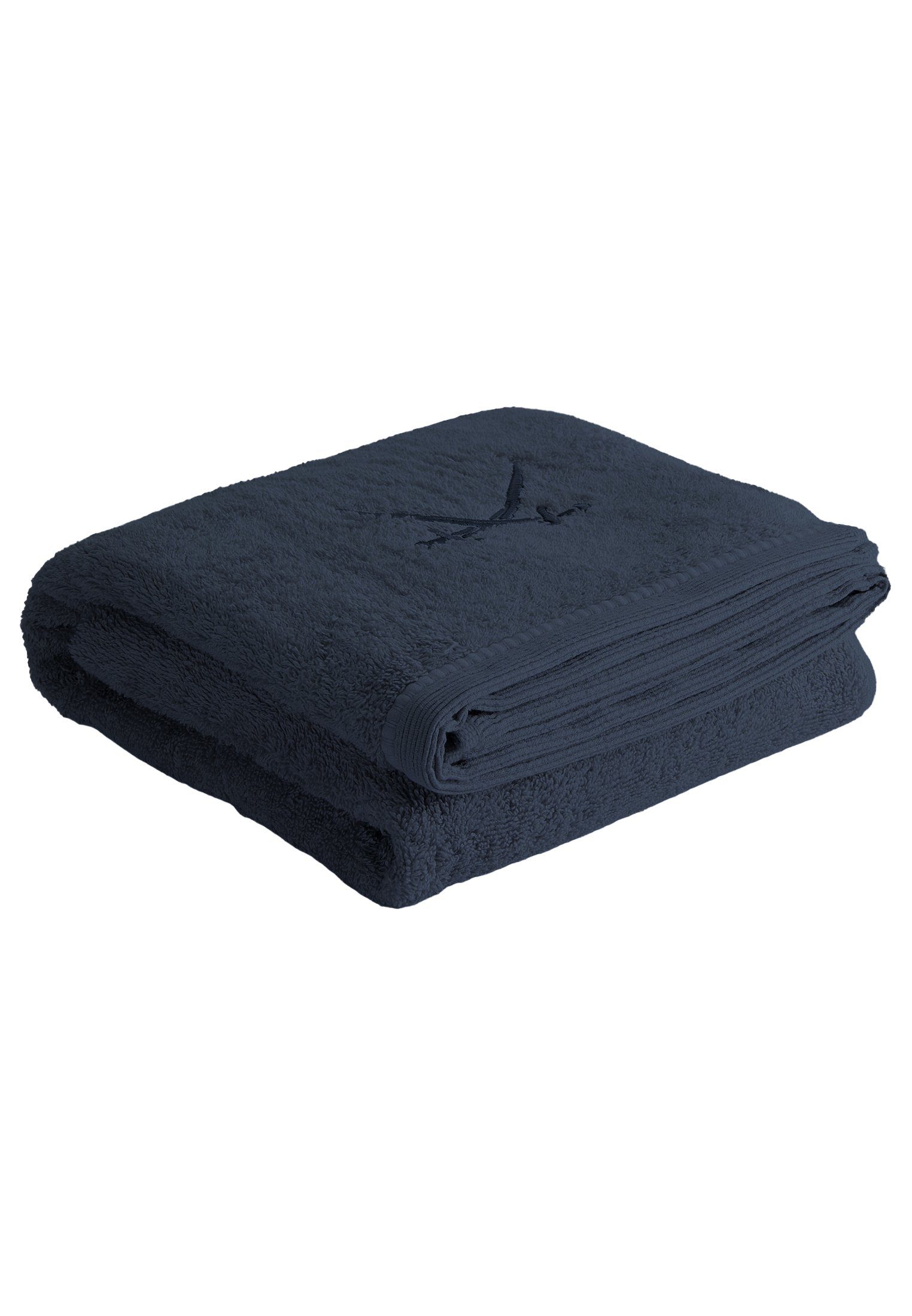 Sansibar Sylt Duschtuch Sansibar Sylt Badetuch Saunatuch Frottier-Serie „Classic“, mit hochwertiger Sansibar Säbel-Stickerei