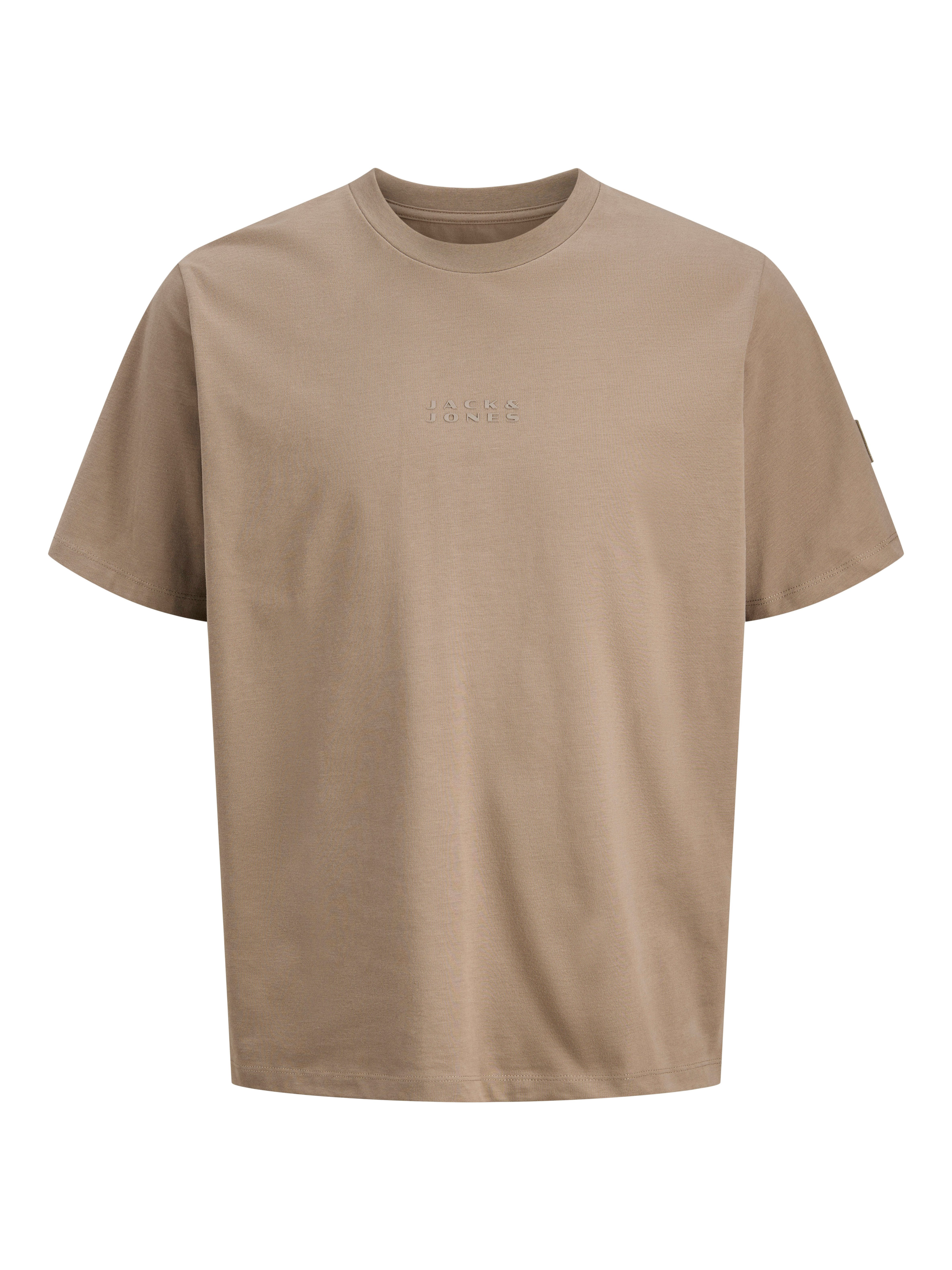 Jack & Jones Kurzarmshirt JCOPOINT BADGE TEE SS CREW NECK günstig online kaufen