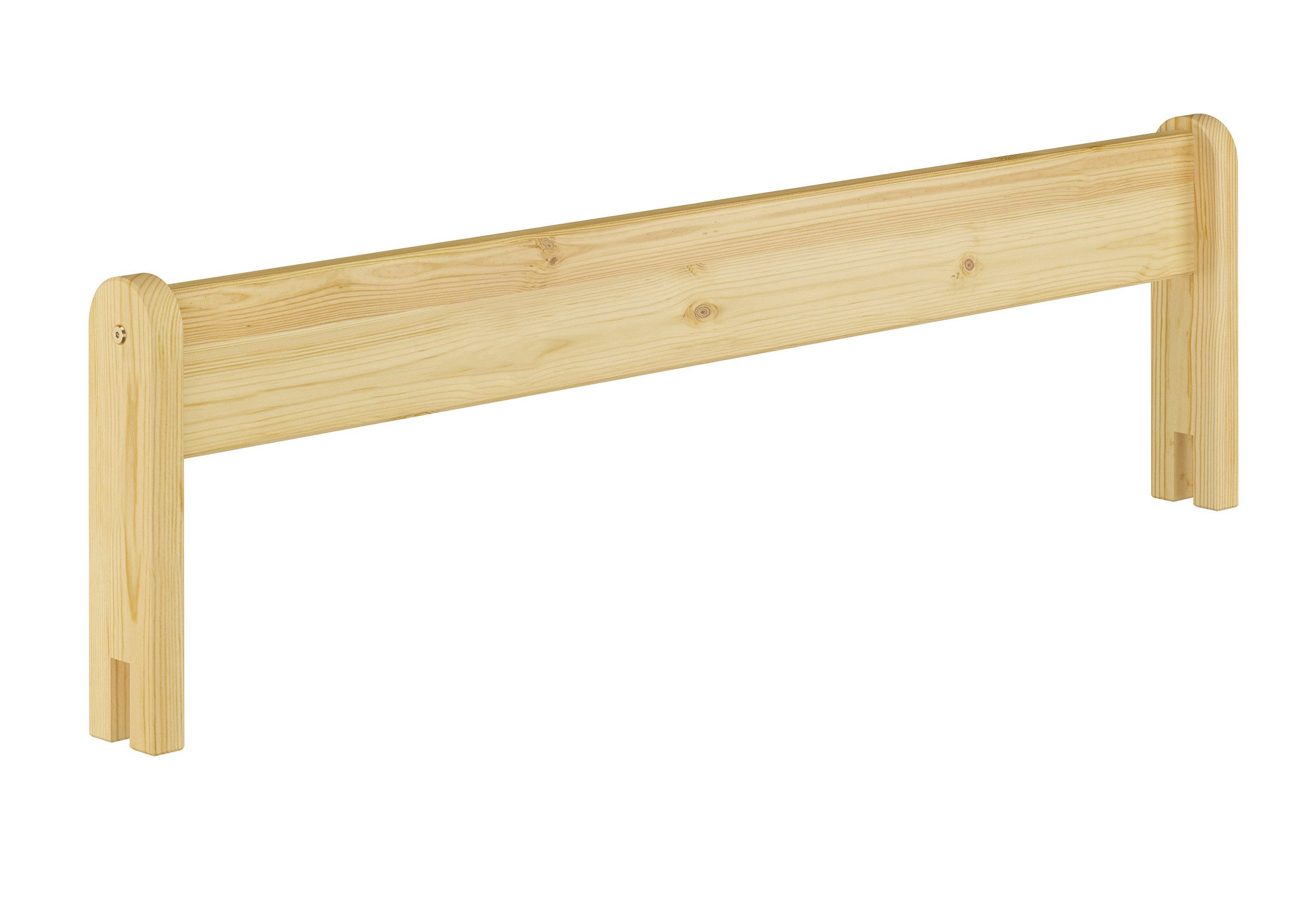 ERST-HOLZ Bettschutzgitter Kindersicherung Fallschutz Holzgitter Kiefer Massiv Weiß oder Natur