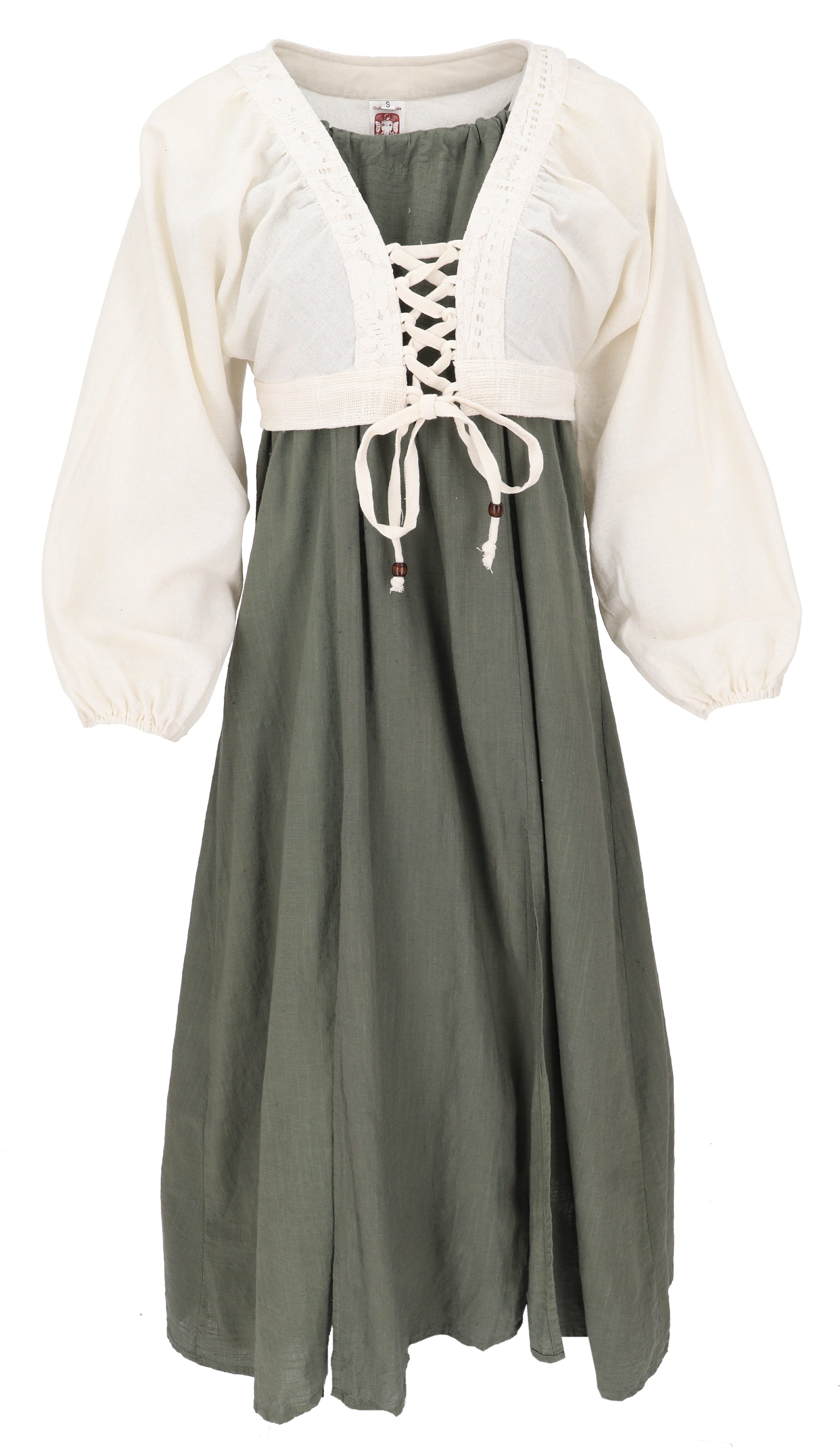 Guru-Shop Midikleid Natürliches Boho Sommerkleid, alternatives.. alternative Bekleidung – Bild 4 von 5