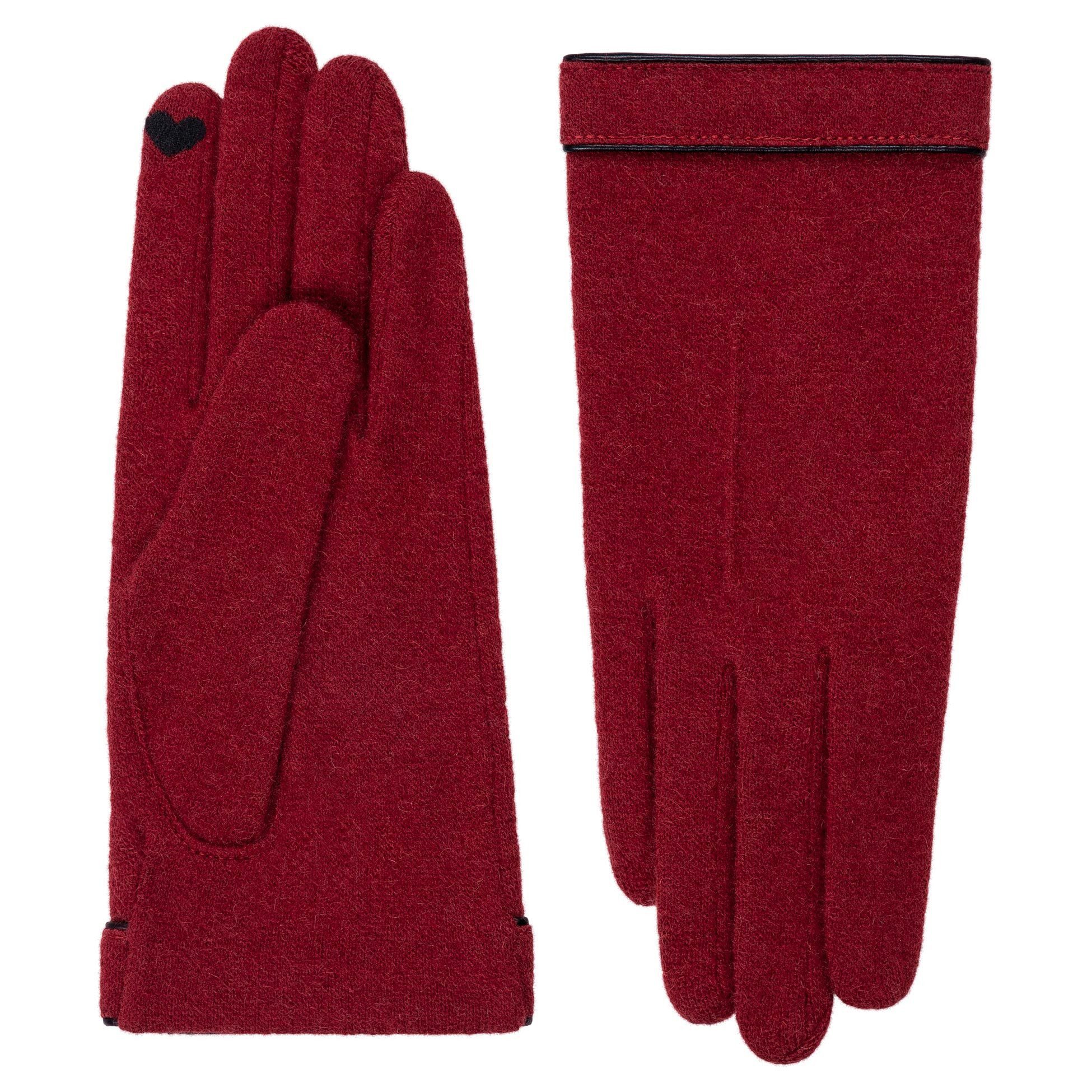 Roeckl Strickhandschuhe Leather Piping günstig online kaufen