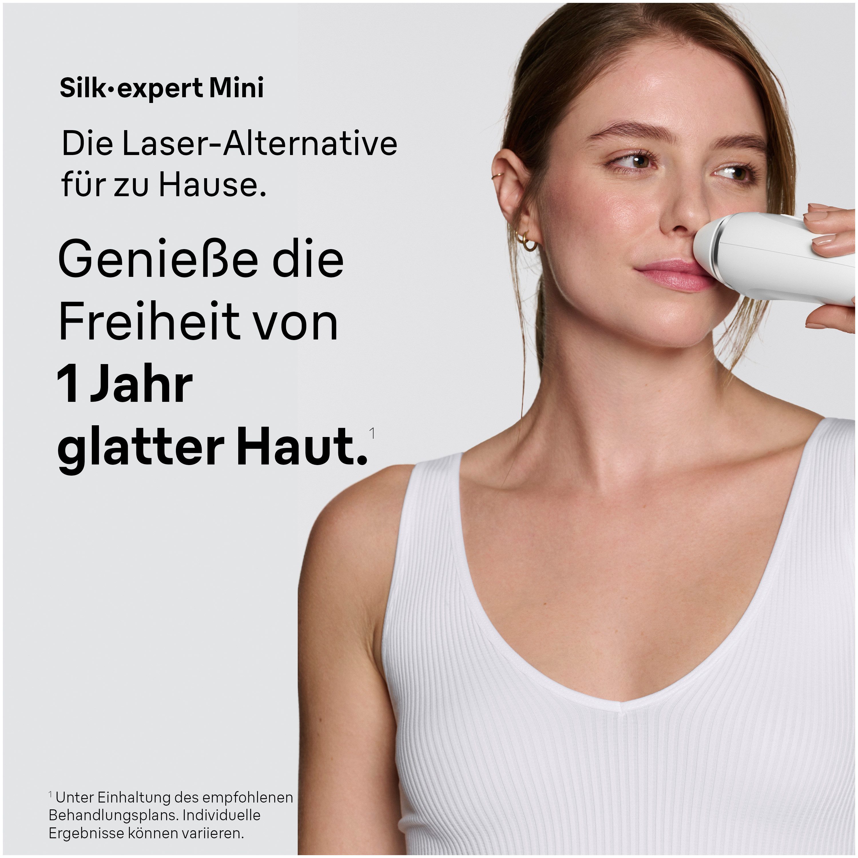 Braun IPL-Haarentferner Silk-expert PL1115 (Modell 2026) PL1000 (Modell 2025), Mini-Haarentfernungsgerät, kompakte Größe für unterwegs