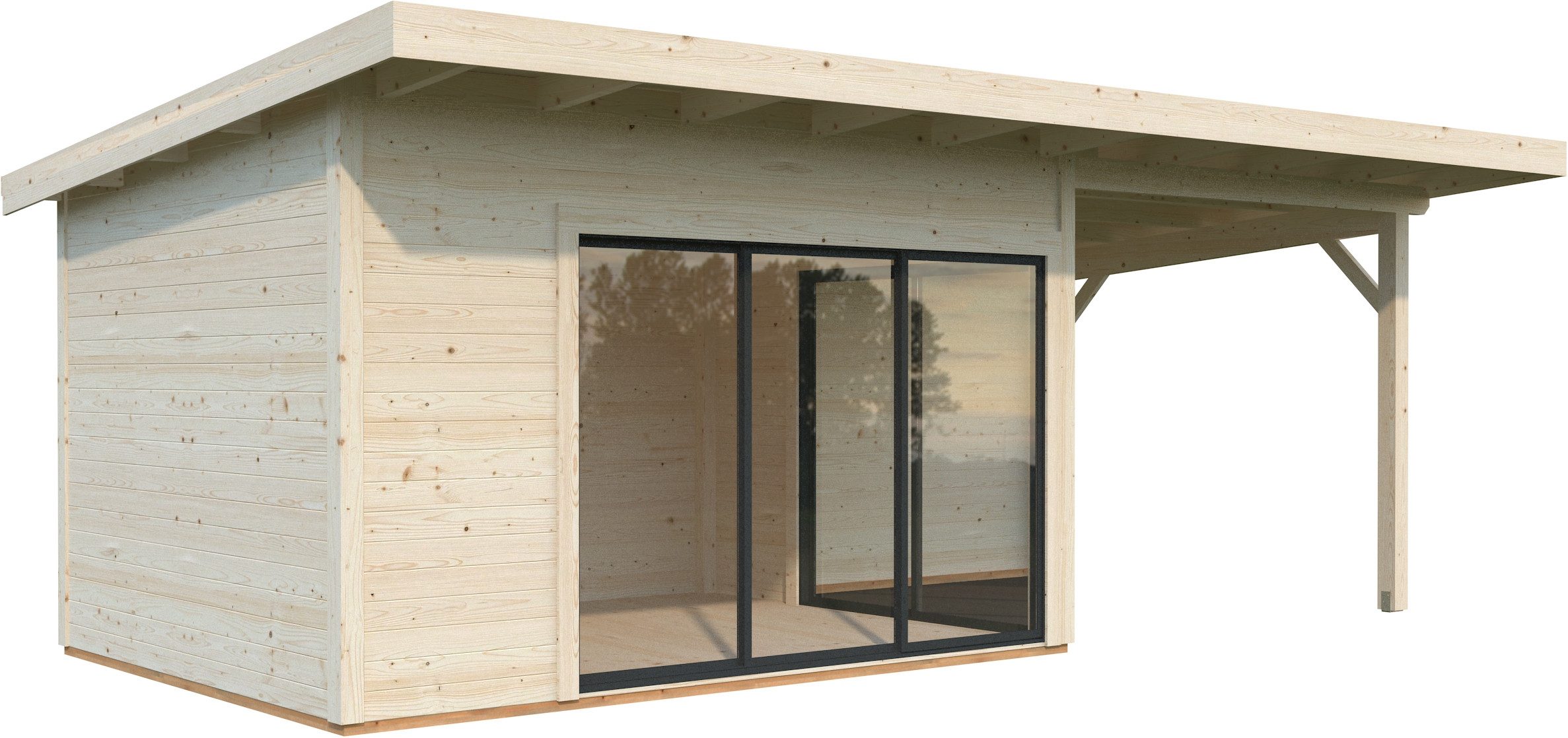 Palmako Gartenhaus Andrea 11,2+7,9 m², Slide, BxT: 715x402 cm