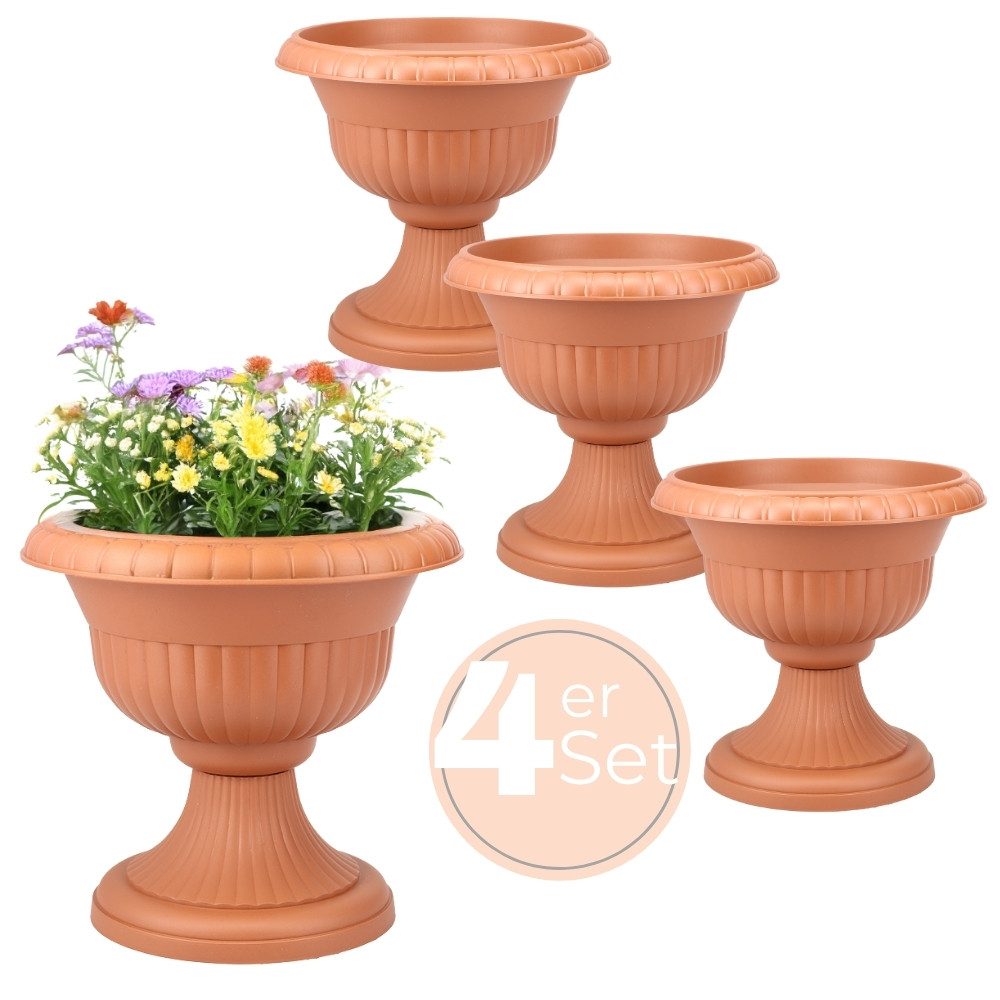 GarPet Blumentopf 4x Blumentopf mit Ständer günstig online kaufen