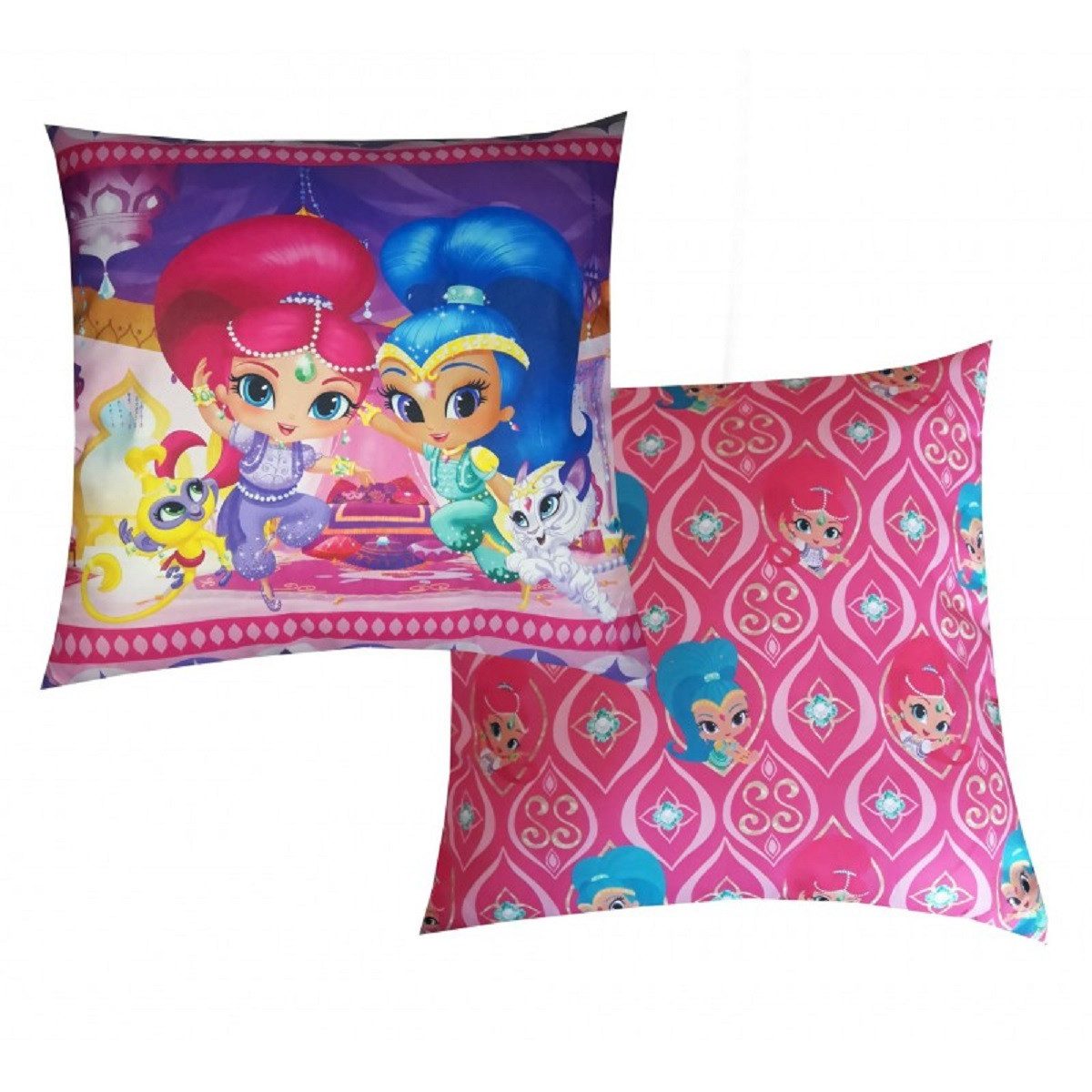 Shimmer and Shine Dekokissen - Kuschelkissen (1 Stk) 40 x 40 cm aus Polyester