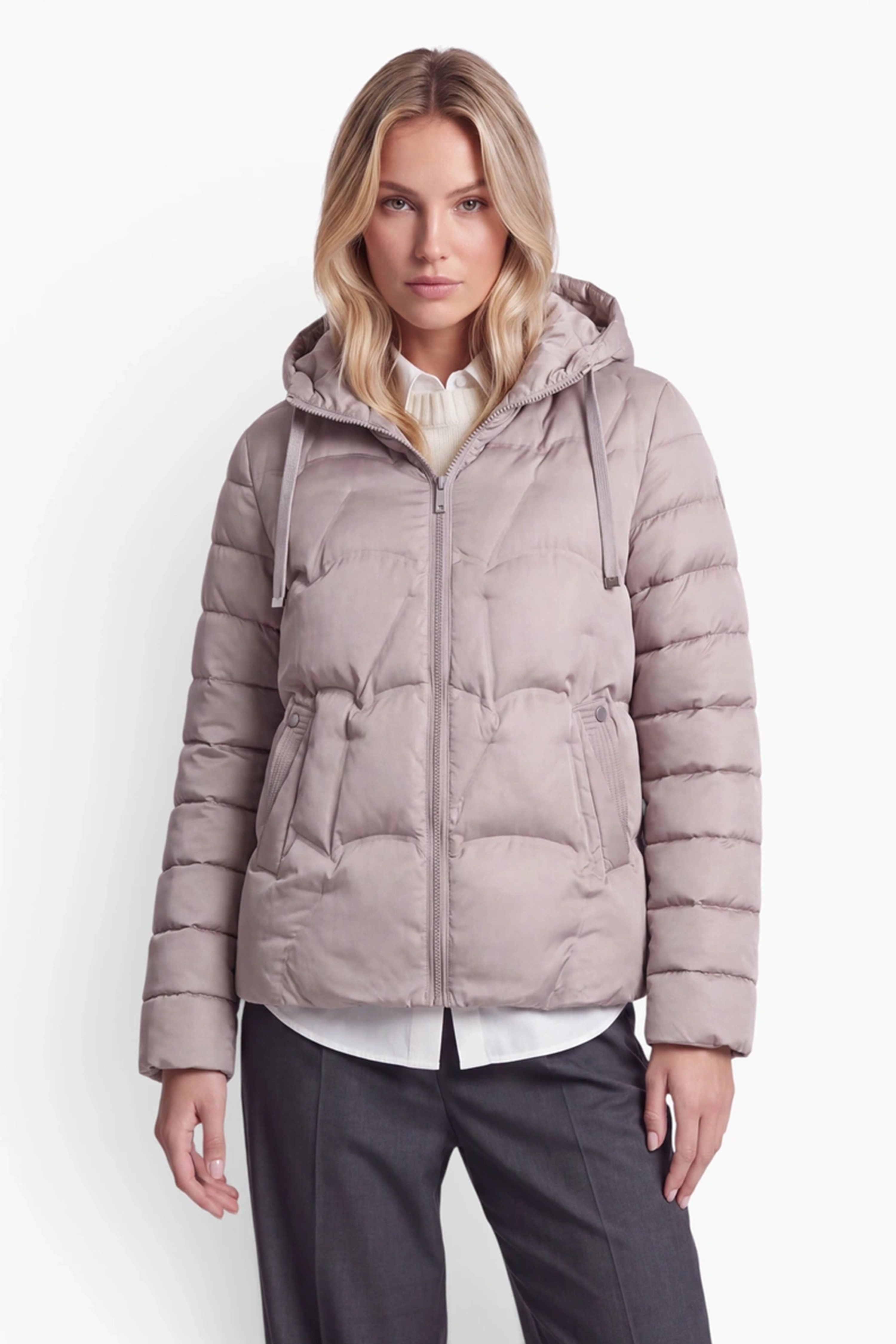 FUNK since 1776 Steppjacke mit Kapuze und besonderem Steppdesign