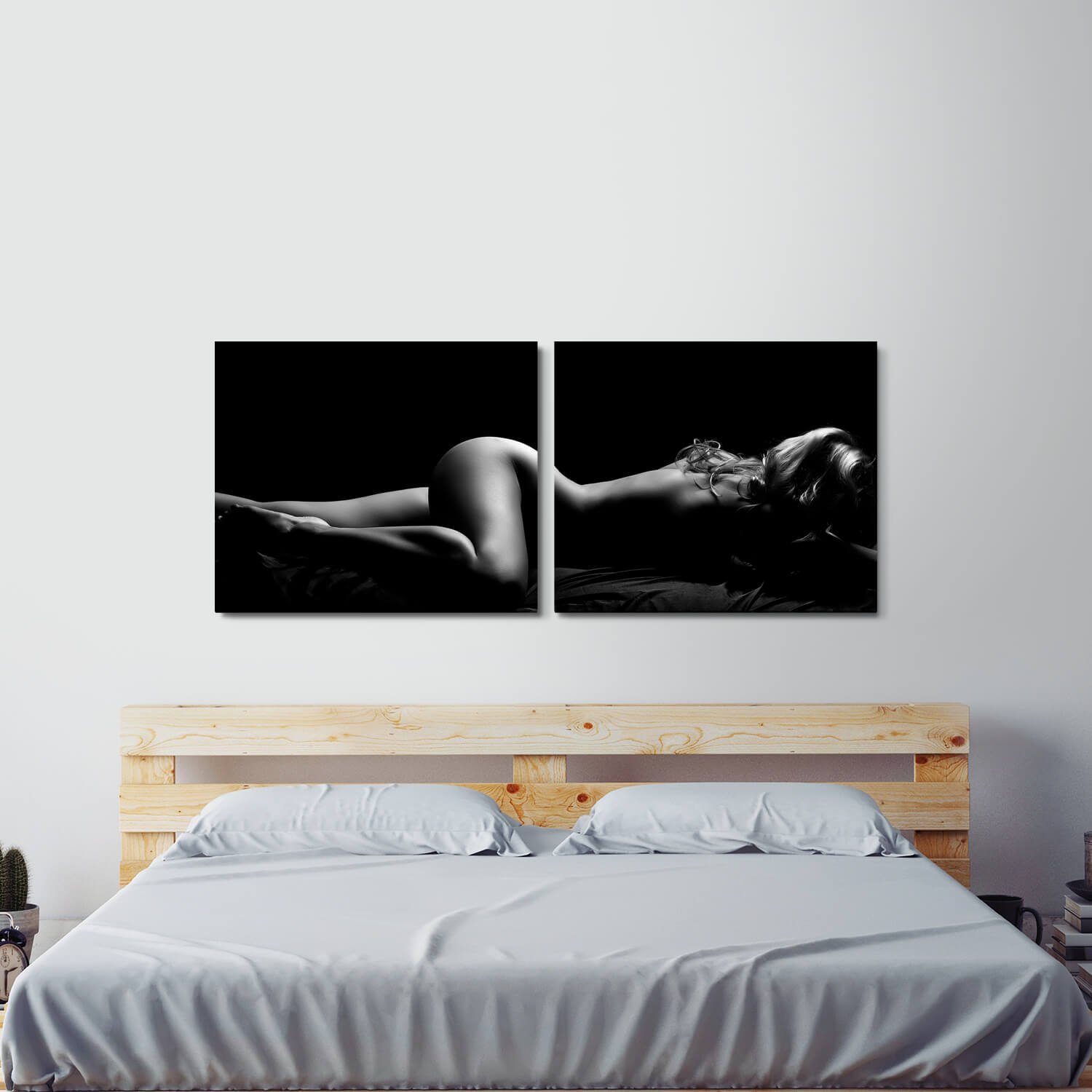 Sinus Art Leinwandbild Nackte Frau im günstig online kaufen