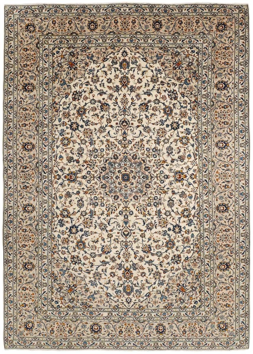 Orientteppich Keshan 248x349 Handgeknüpfter Orientteppich / Perserteppich, Nain Trading, rechteckig, Höhe: 12 mm | Kurzflor-Teppiche