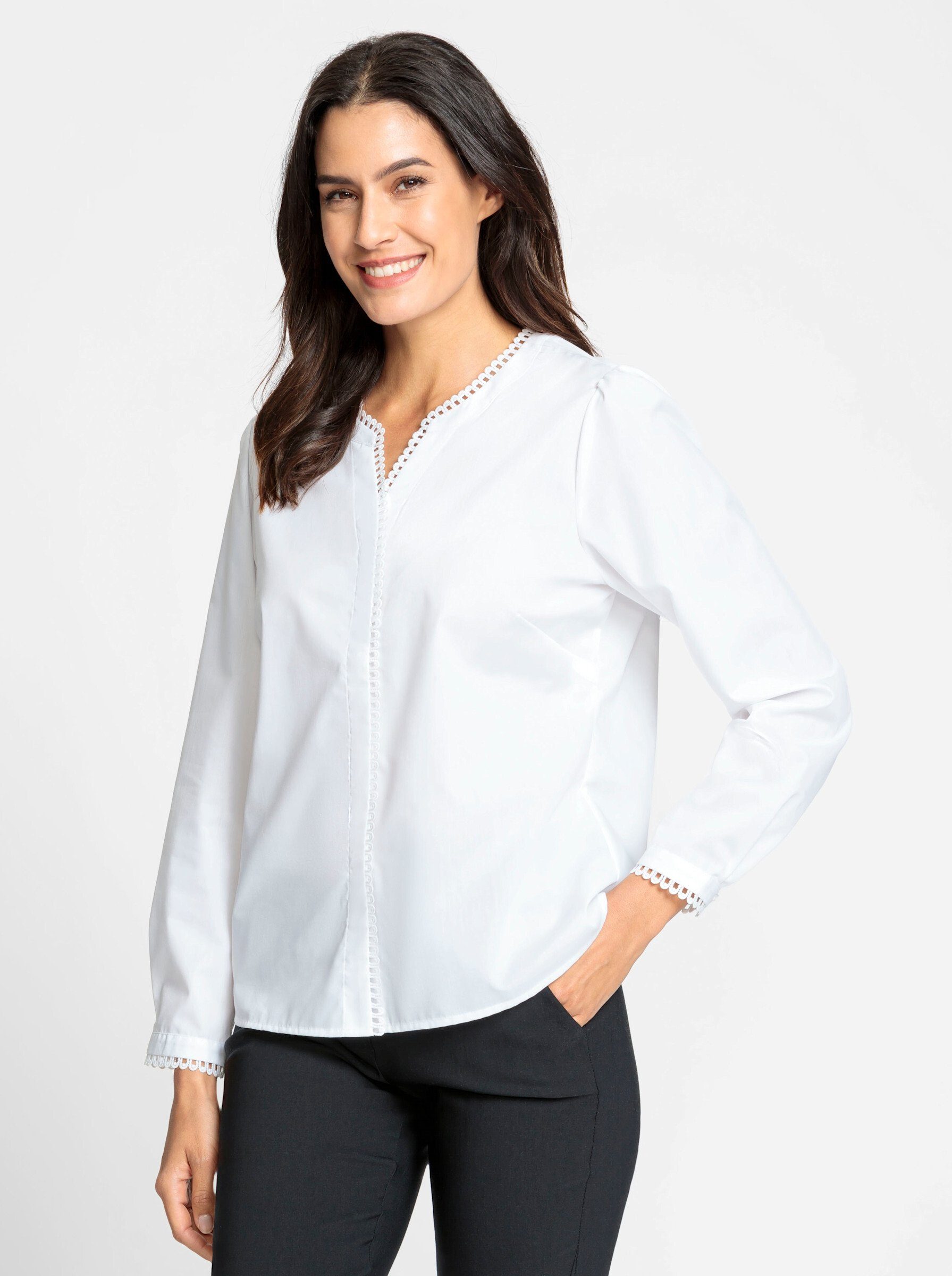 Klassische Bluse Bluse