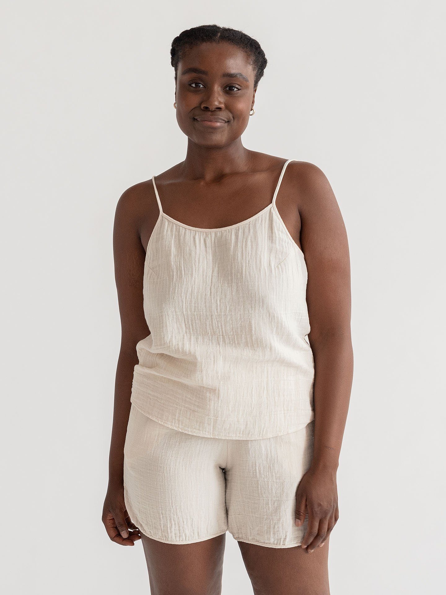 Erlich Textil Sleepshirt Finja Trägertop aus Bio-Baumwolle (1-tlg)