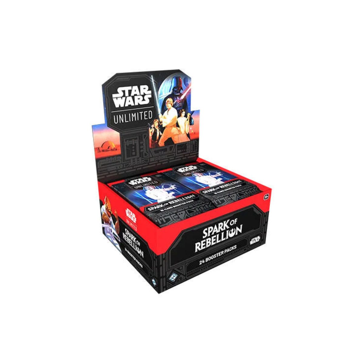 Fantasy Flight Games Sammelkarte Star Wars Unlimited: Der Funke einer Rebellion Booster Display, (englisch) - 24 Booster Packs