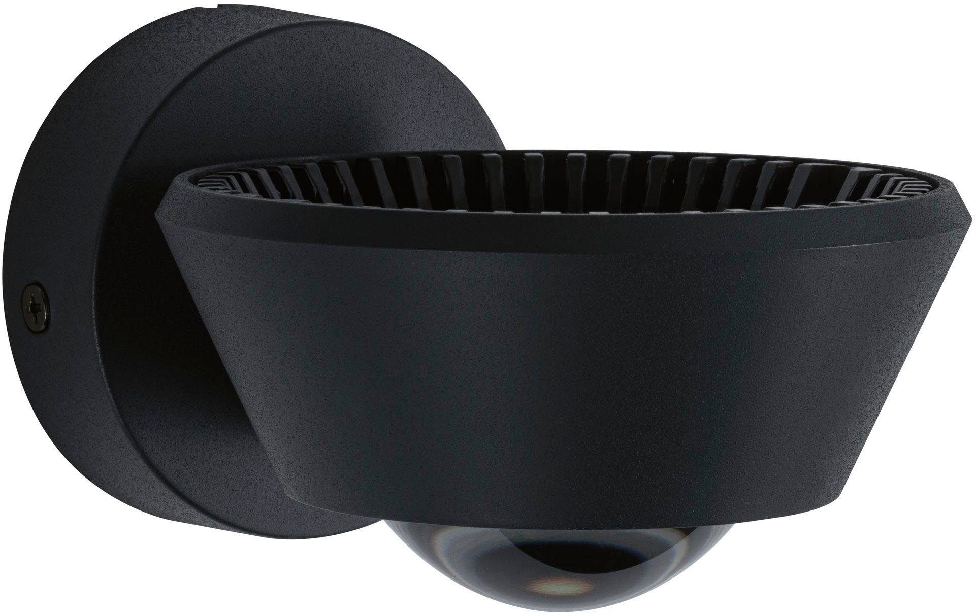Paulmann LED Wandleuchte Sabik, LED fest integriert, Warmweiß, Sabik IP44 9 / 1x4W, LED-Modul