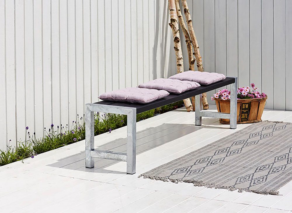 PLUS Sitzbank Plankenbank (1-St), 176x38x44 cm