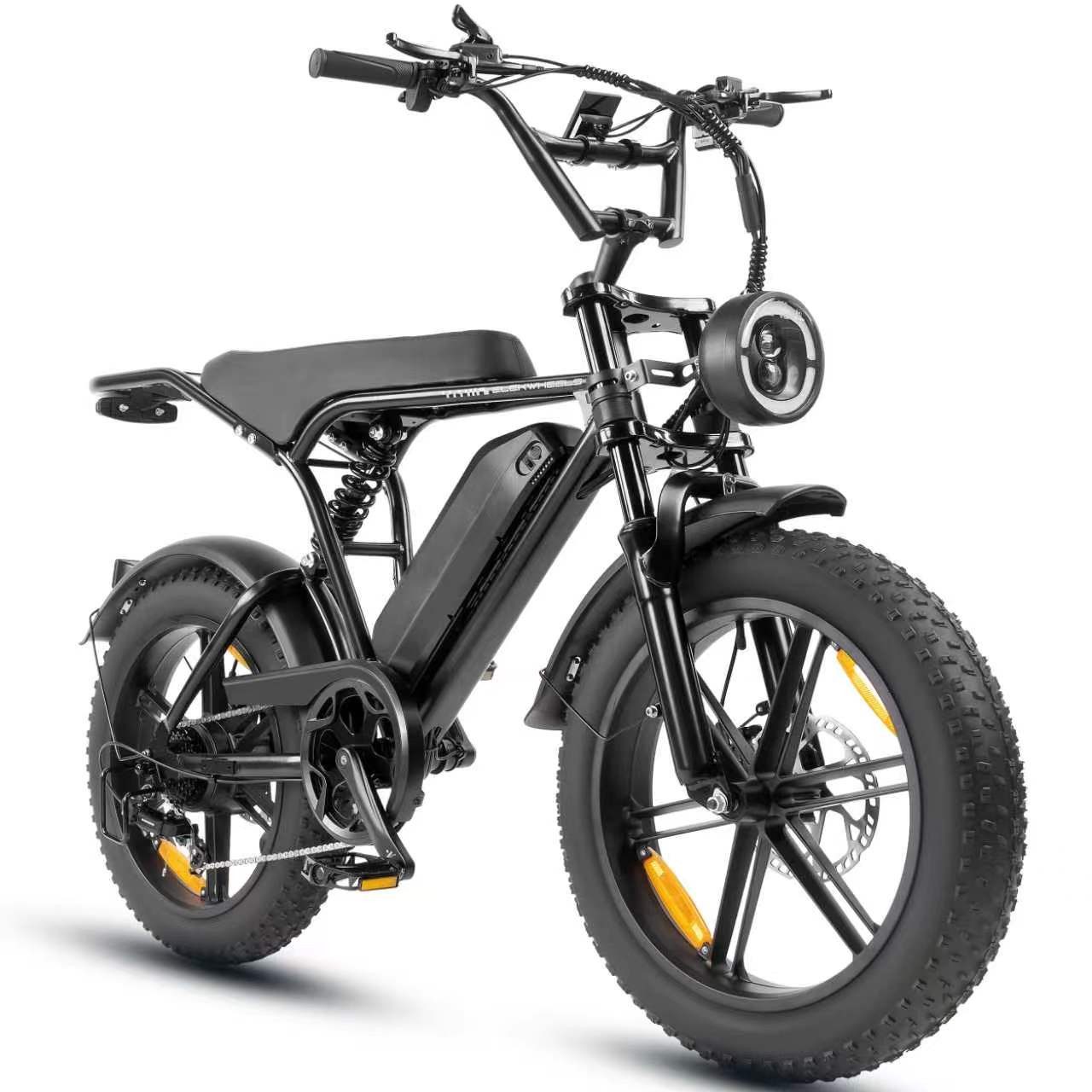 Vankel E-Bike Cityrad E6-2.0 Elektrofahrrad 20” x 4 Damen u. Herren Pedelec 720Wh Max.108KM, 7 Gang Shimano, Kettenschaltung, Heckmotor, 720 Wh, (mit Akku-Schlüssel, Beleuchtungsset, mit Akku-Ladegerät, mit Werkzeug), Pedelec, Elektrofahrrad E-Mountainbike für Erwachsene, E-bikes