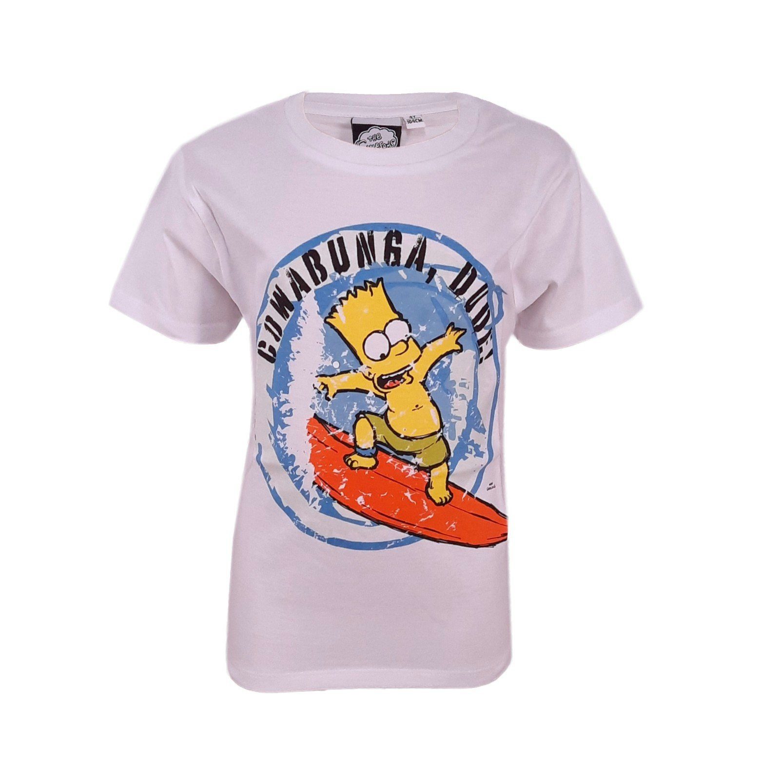 The Simpsons T-Shirt »Bart Simpson Kinder Shirt« in Weiß, Gr. 104 bis 152,  100% Baumwolle online kaufen | OTTO