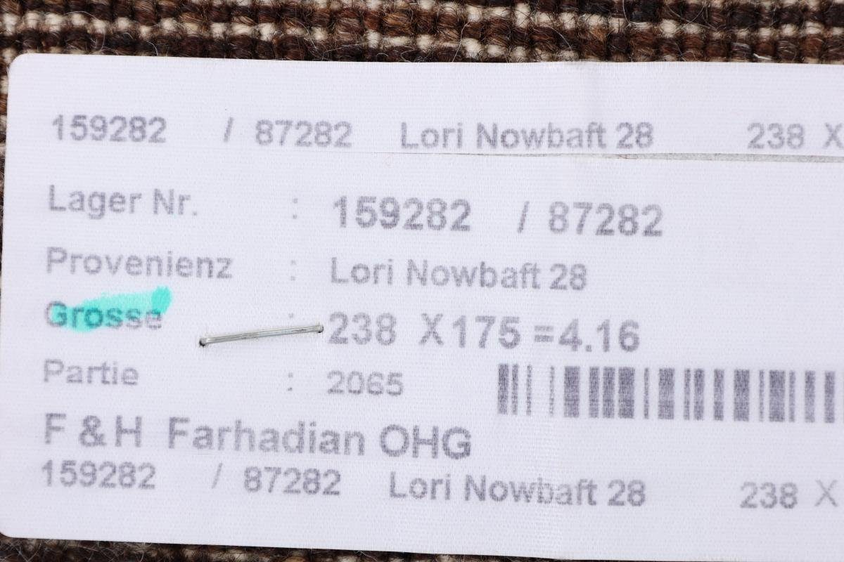 Orientteppich Handgeknüpfter Moderner, Loribaft Perser Trading, Gabbeh Nain 176x239 Höhe: Nowbaft 12 mm rechteckig,