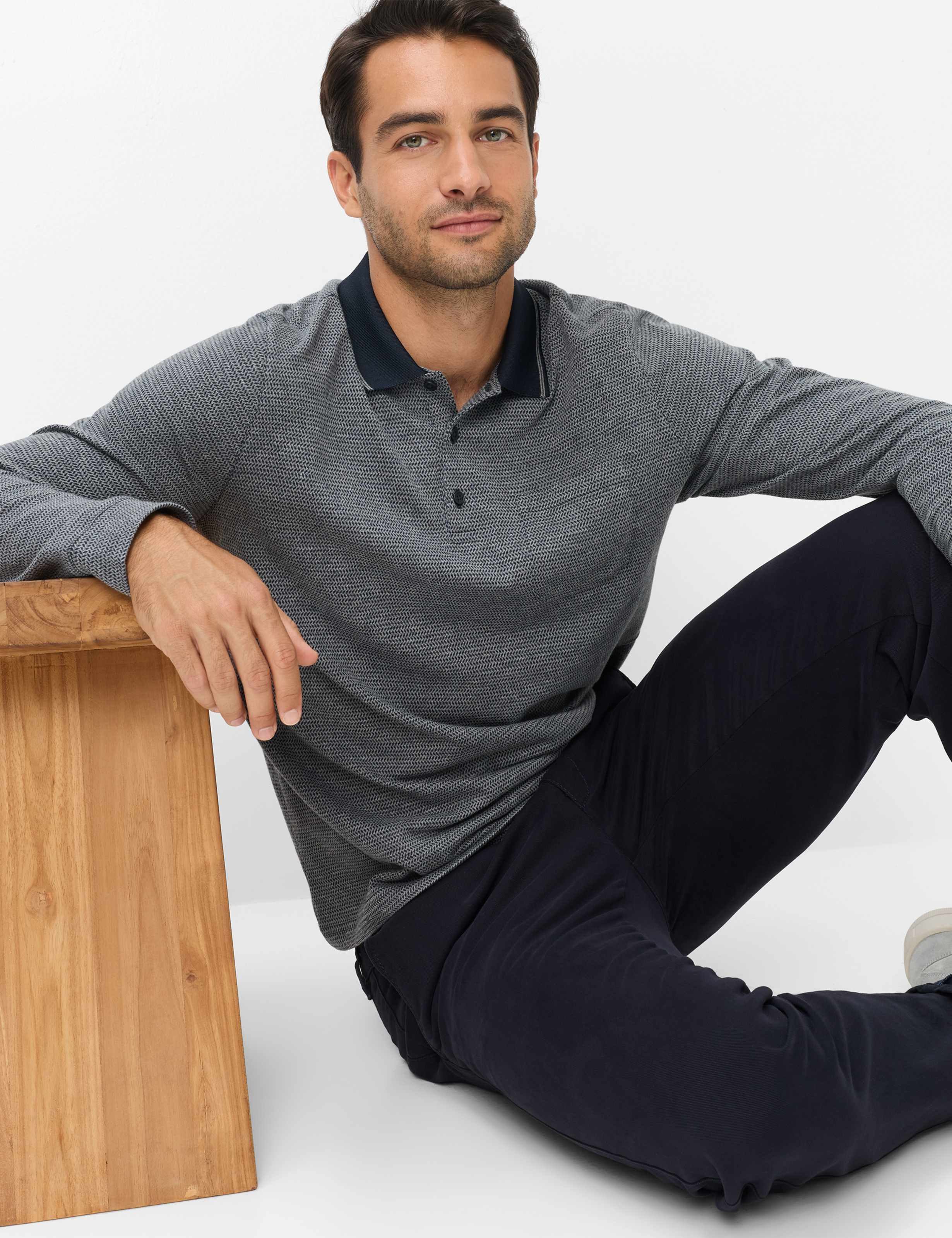 Brax Poloshirt Style PHARELL Easy Care: Poloshirt im Baumwollmix – Bild 3 von 5