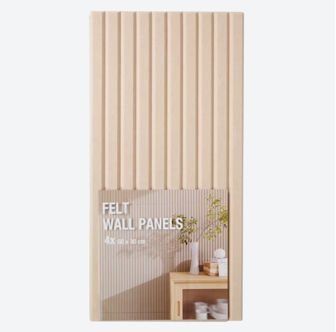 Spectrum 3D Wandpaneel Wandpaneel Filz 60 x 30 cm 4 Stück Felt Wall Panels, 0,18 qm