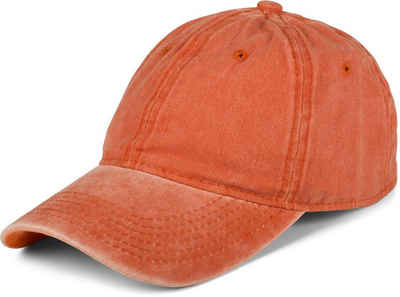 styleBREAKER Baseball Cap (1-St) Vintage Cap in washed Optik