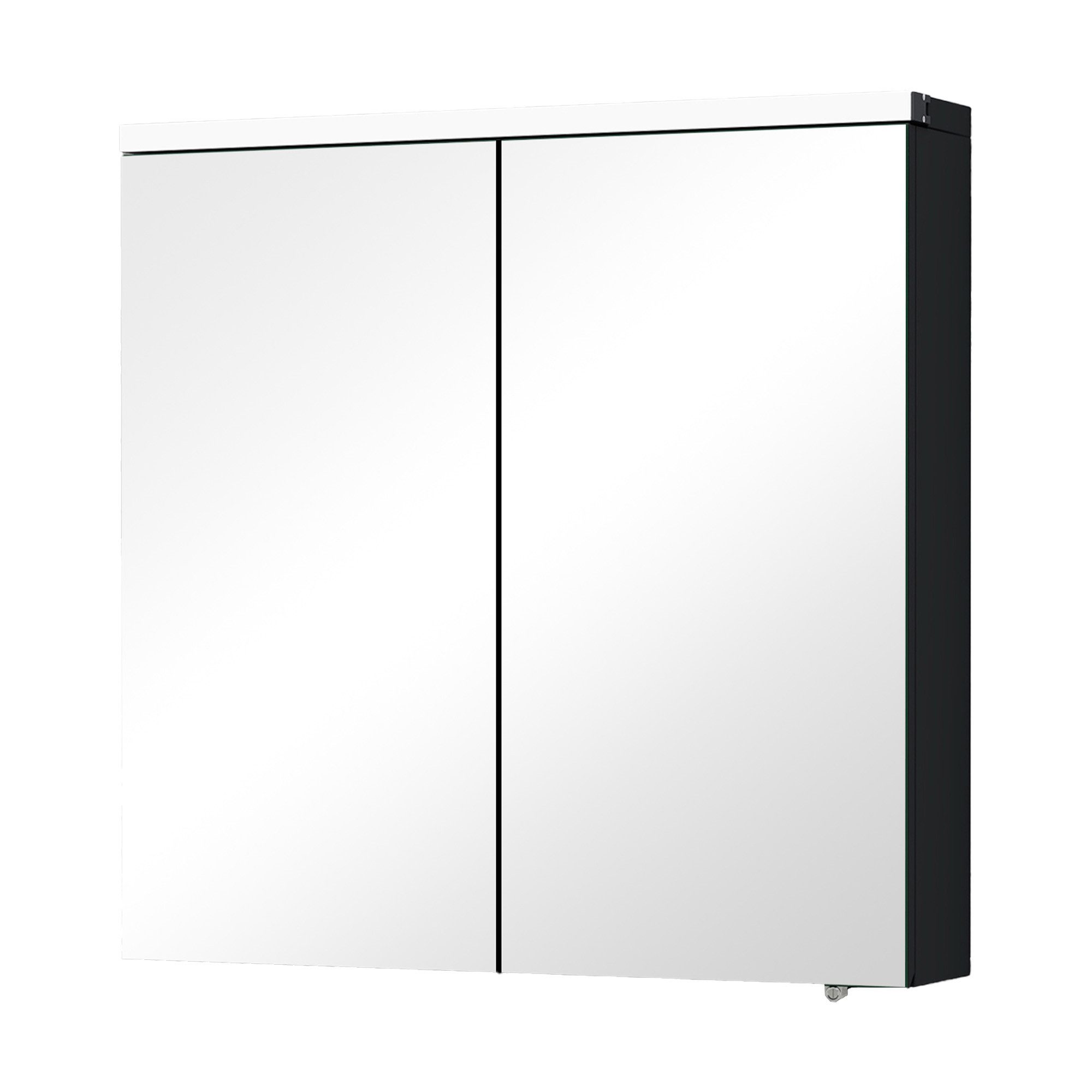 doporro Badezimmerspiegelschrank Spiegelschrank LED-Spiegel verstellbarem Regalbrett Spiegelschrank03