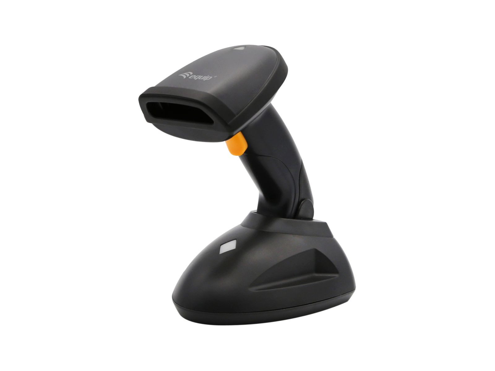 Equip Drahtloser 2D-Barcodescanner, Weite Entfernung, mit Ständer, Tragbares Scanner