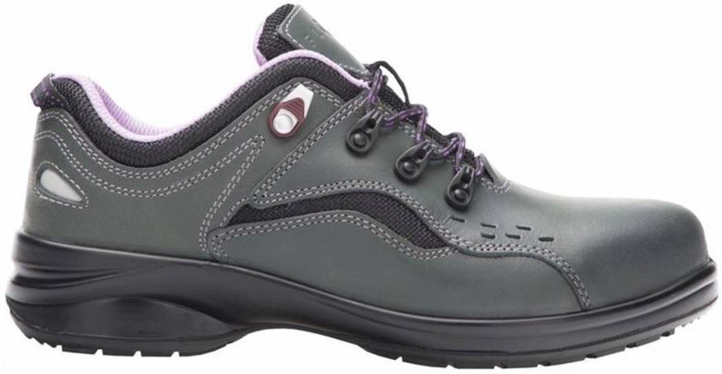 Damen Arbeitsschuhe Lila Schutzschuhe Stahlkappe S1 (FLORET-P) Arbeitsschuh