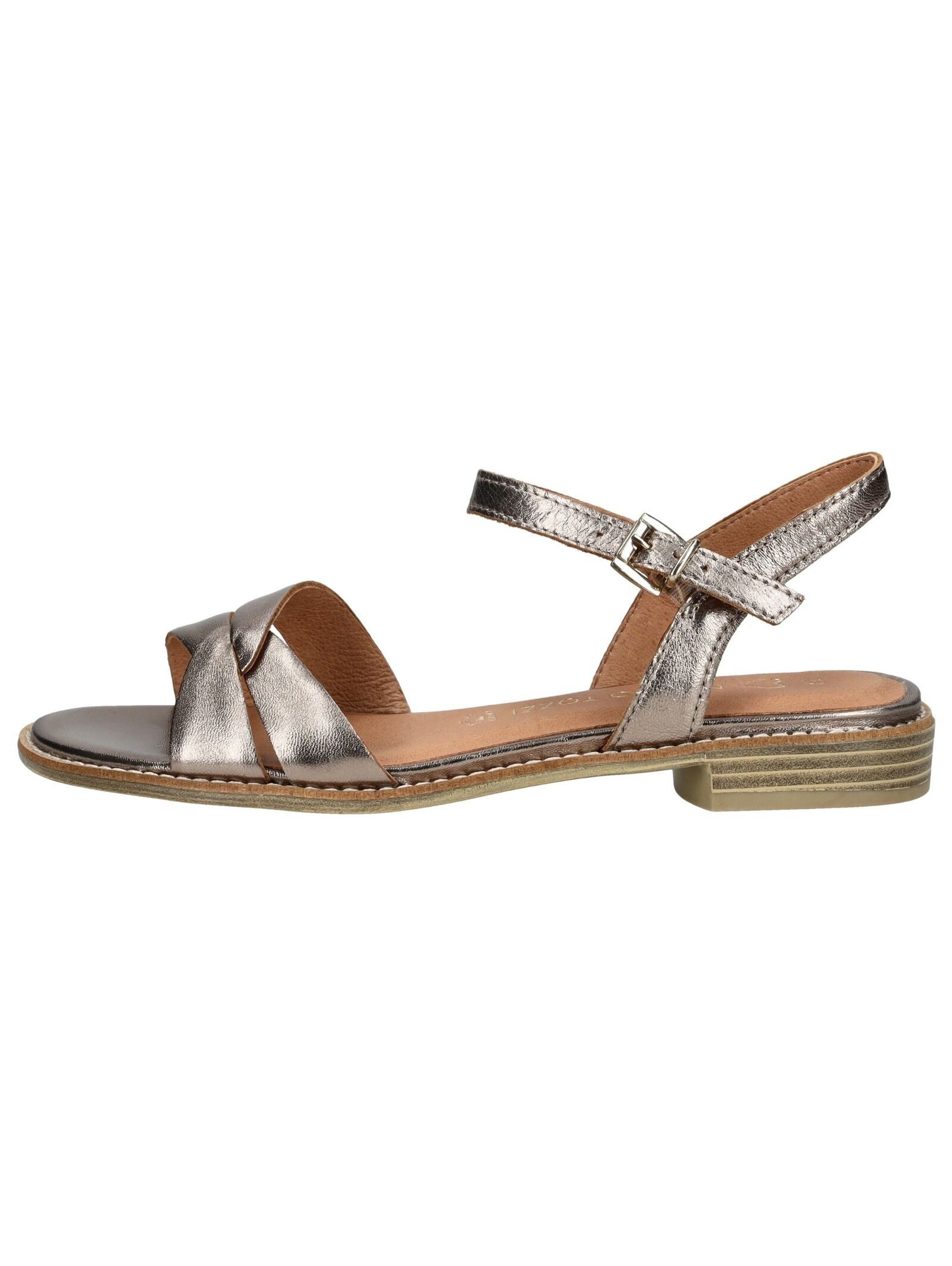 MARCO TOZZI Marco Tozzi Sandalen Leder Riemchensandale günstig online kaufen