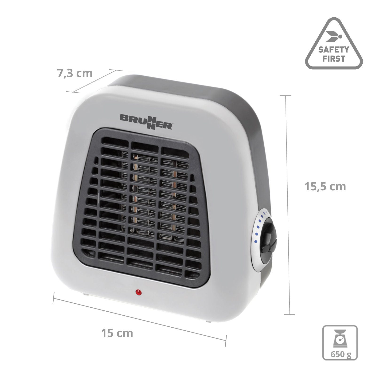 BRUNNER Heizlüfter Brunner Heizlüfter Keramik Kero günstig online kaufen