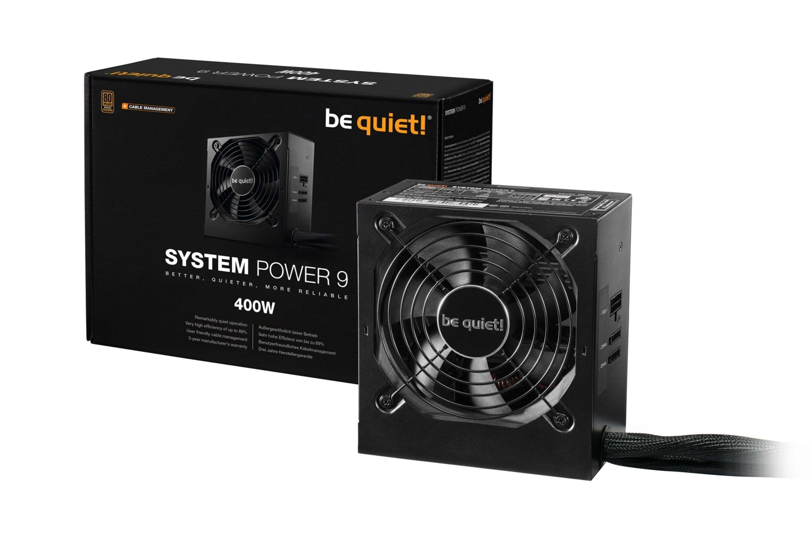 be quiet! System Power 9, 400W Netzteil