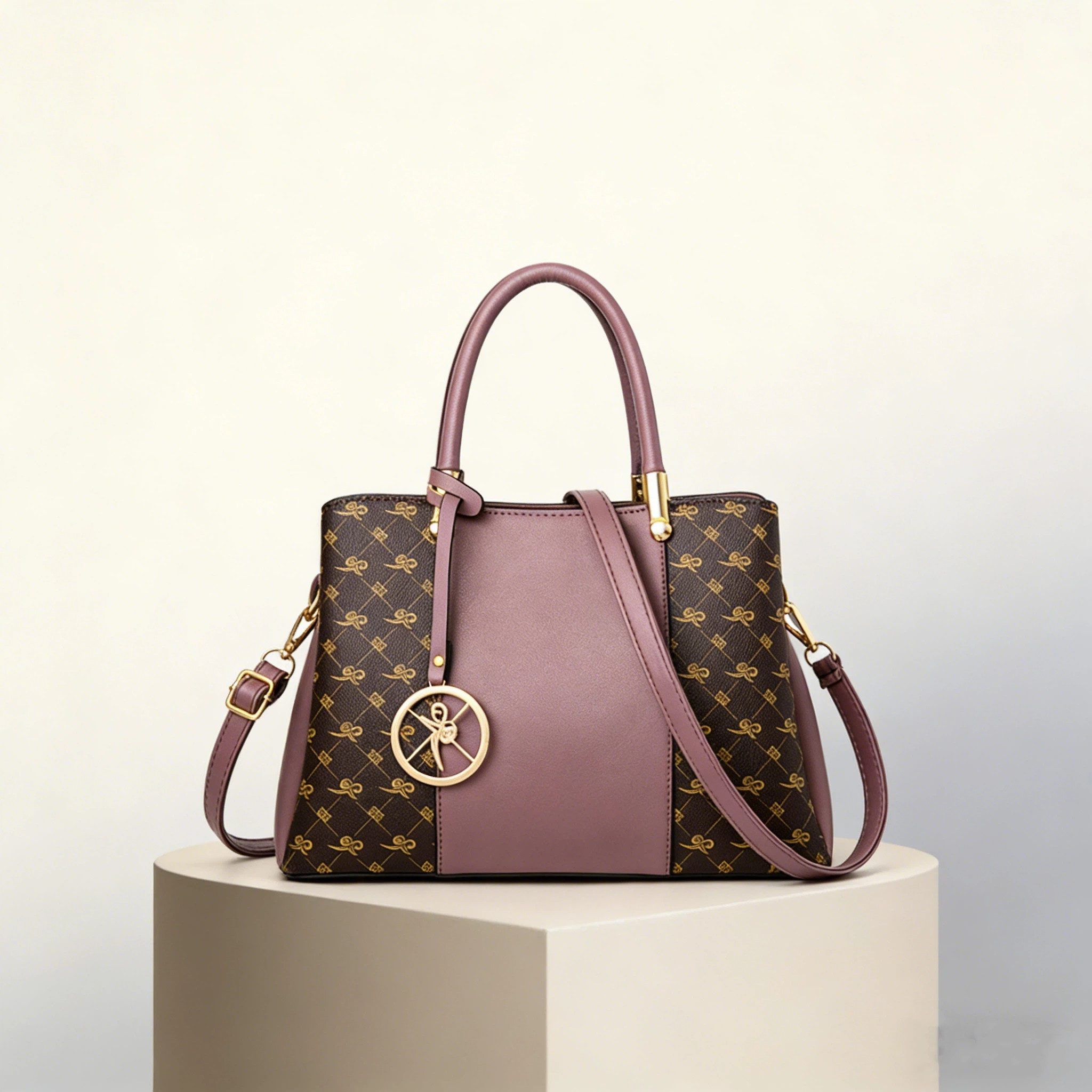 OKWISH Henkeltasche Umhängetasche Freizeittasche Tragetasche Aktentasche (Schultertasche Arbeitstasche Messenger-Tasche Top Griff Schultergurt, Unitasche, Bürotasche, Kunstleder), für Frauen Arbeit Business Schule Büro Reisen usw