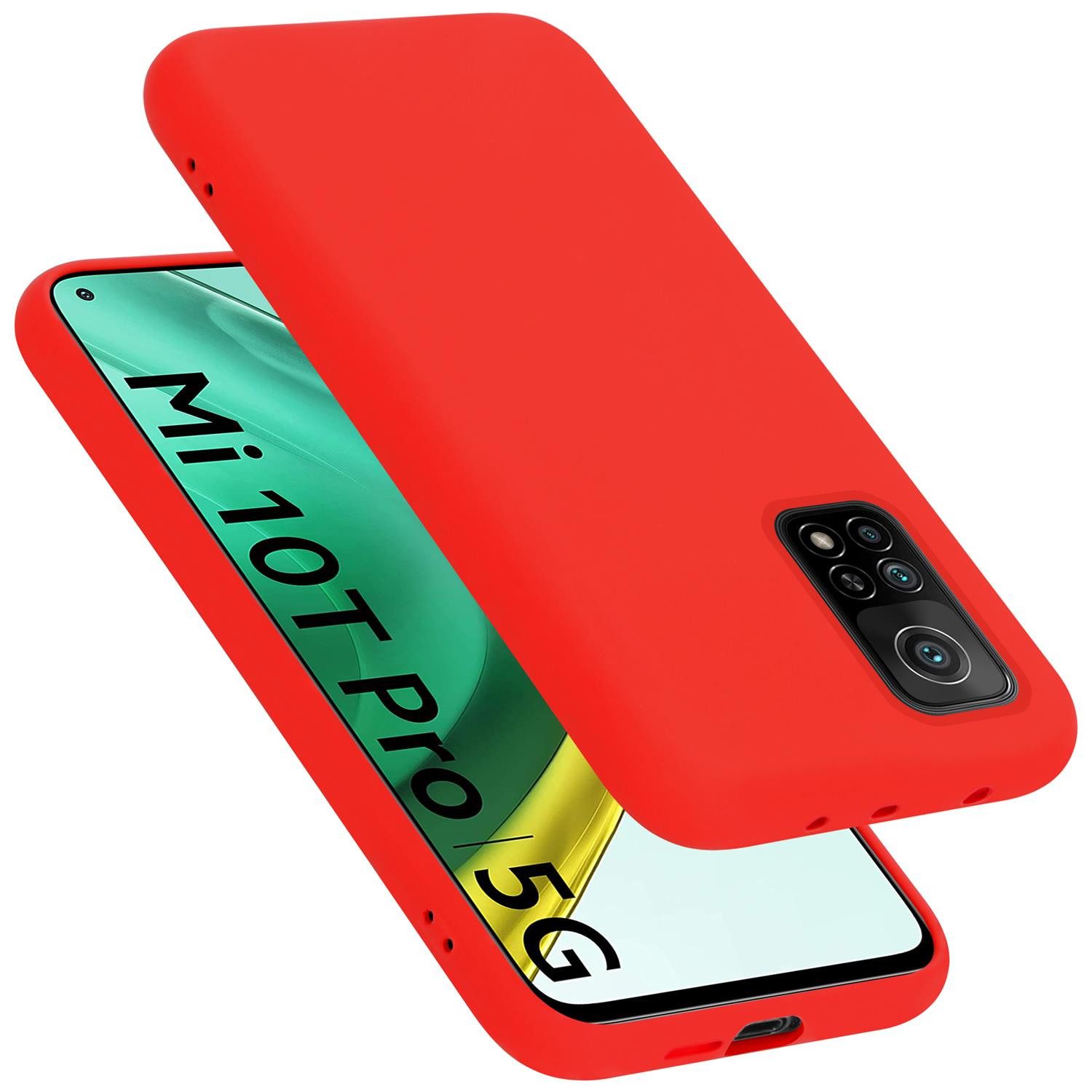 Cadorabo Handyhülle für Xiaomi Mi 10T / Mi 10T PRO Hülle Xiaomi Mi 10T / Mi 10T PRO, Flexible Hülle TPU Silikon Schutzhülle Back Cover Case