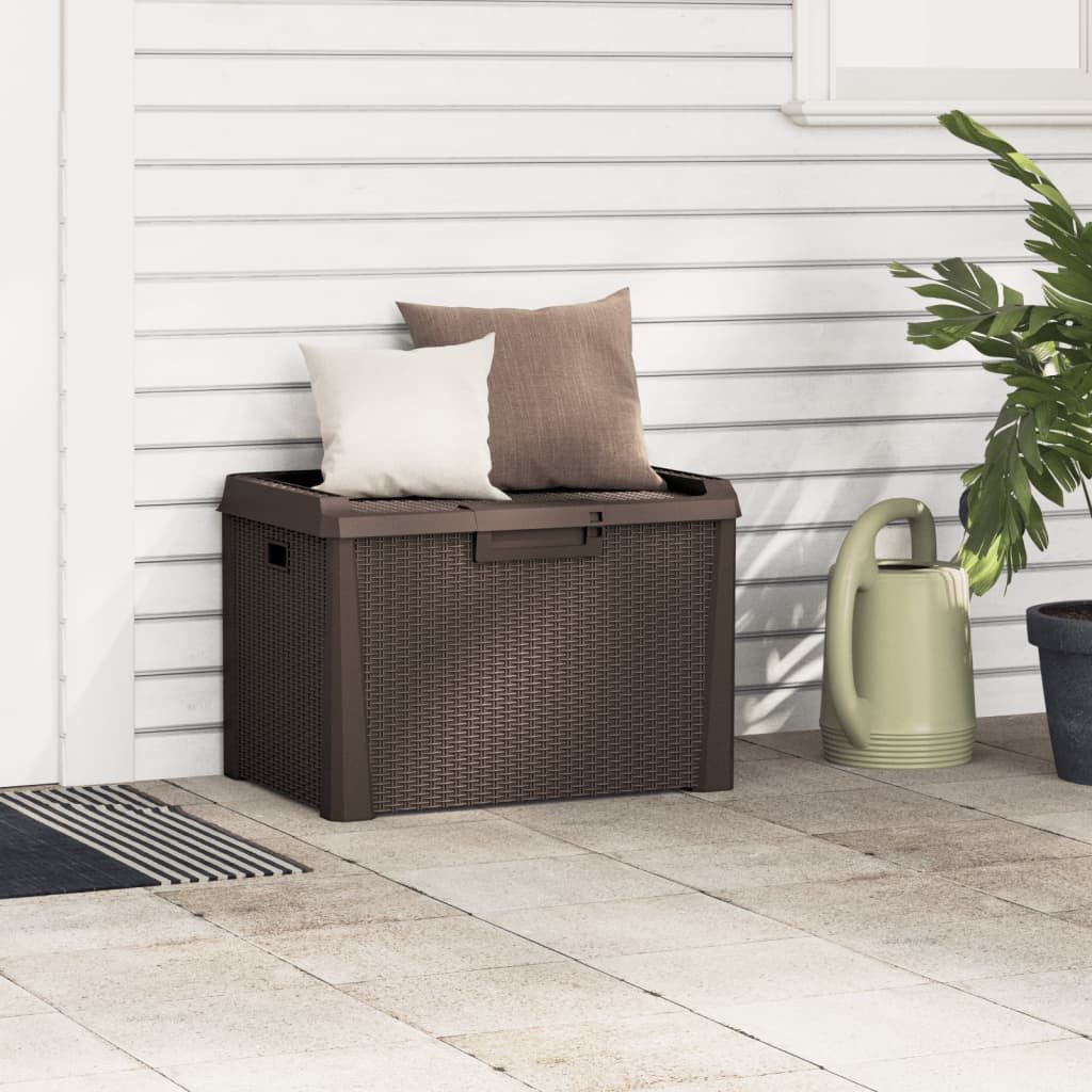 vidaXL Gartenbox Gartentruhe Braun 125 L günstig online kaufen