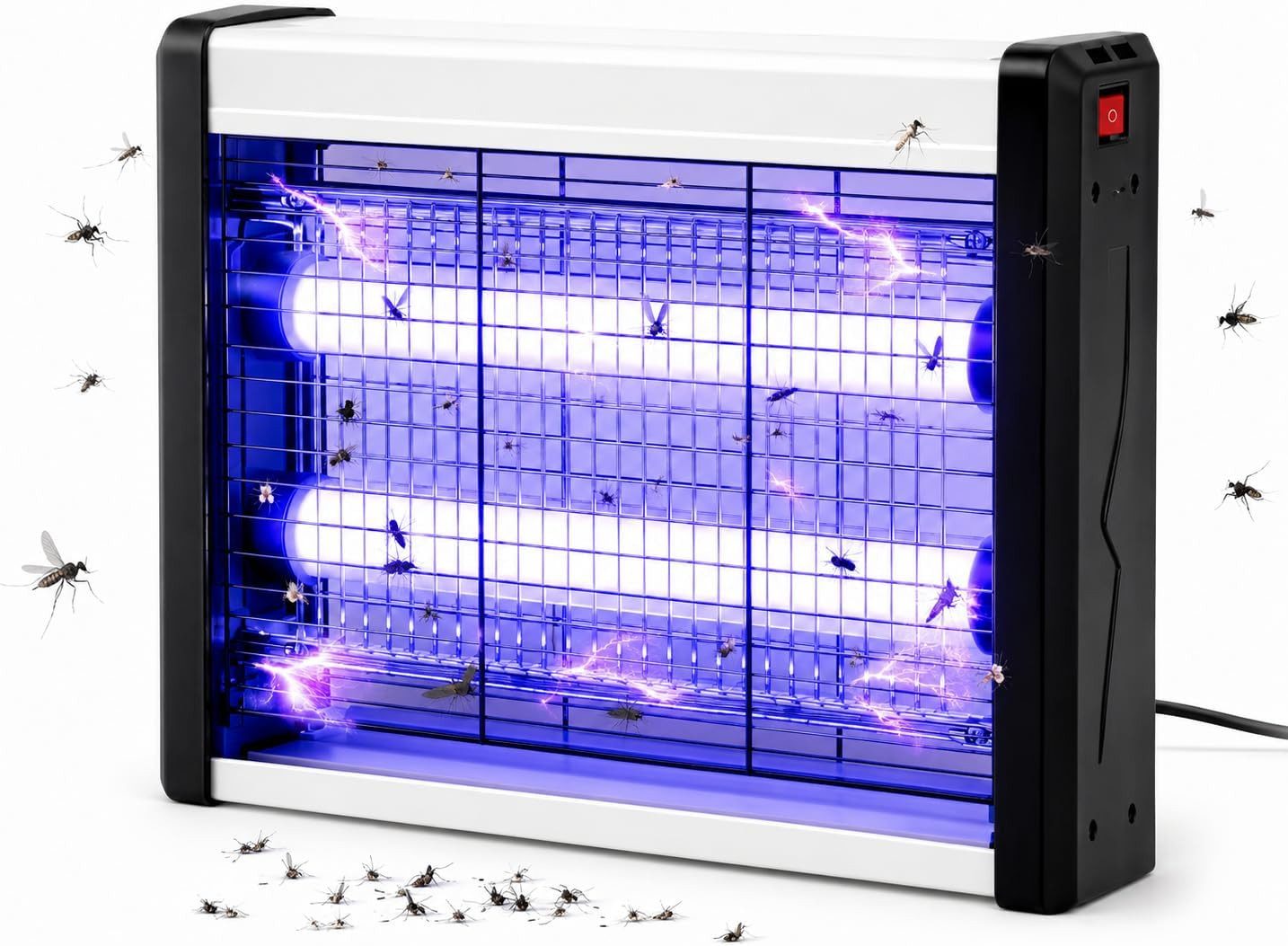 TK Gruppe Insektenvernichter Insektenvernichter elektrisch – Mückenlampe mit UV-Licht – Mückenfalle
