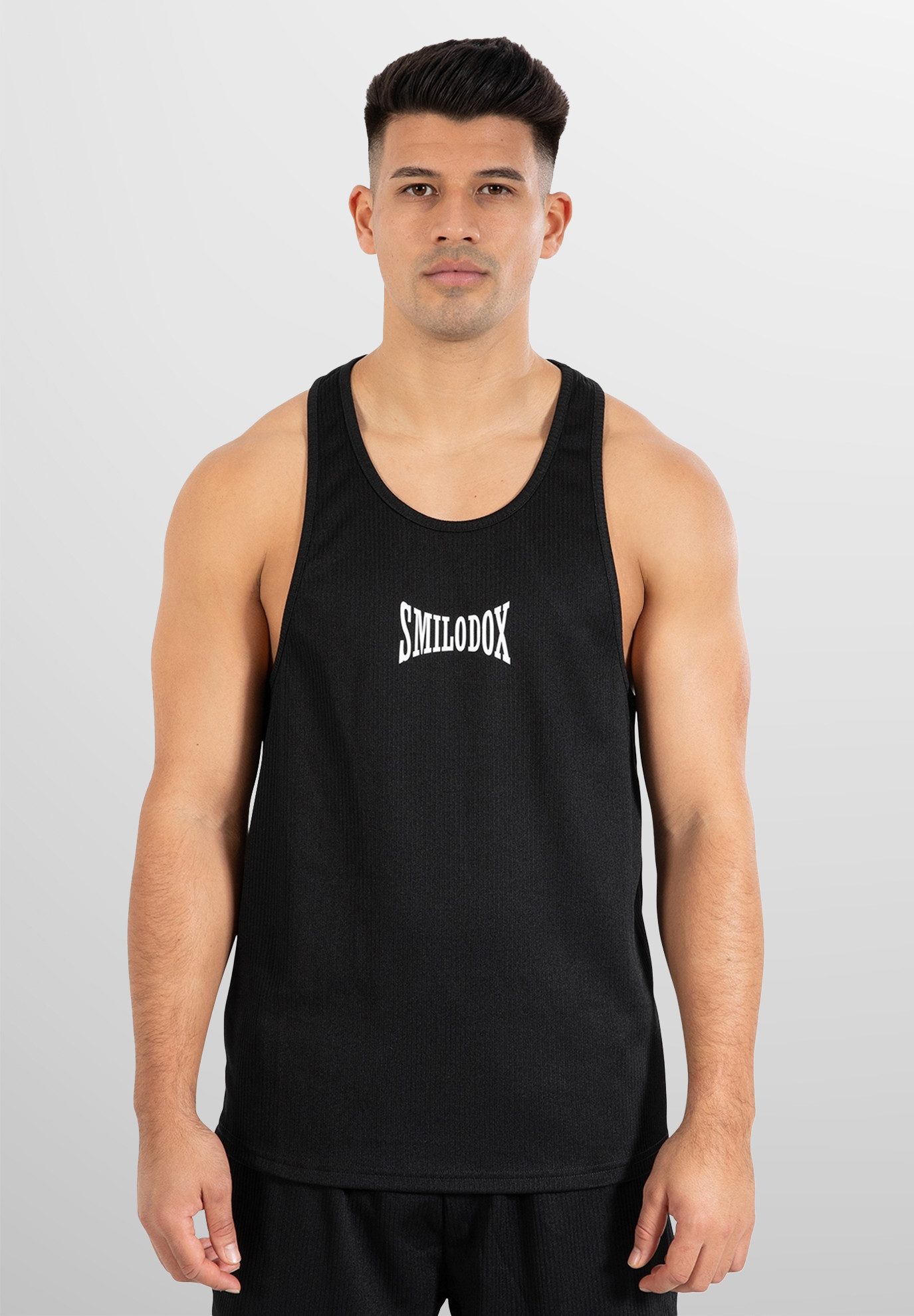 Smilodox Tanktop Classic Ripp, Tank Top mit Rippstruktur, lockeres Racerbac günstig online kaufen