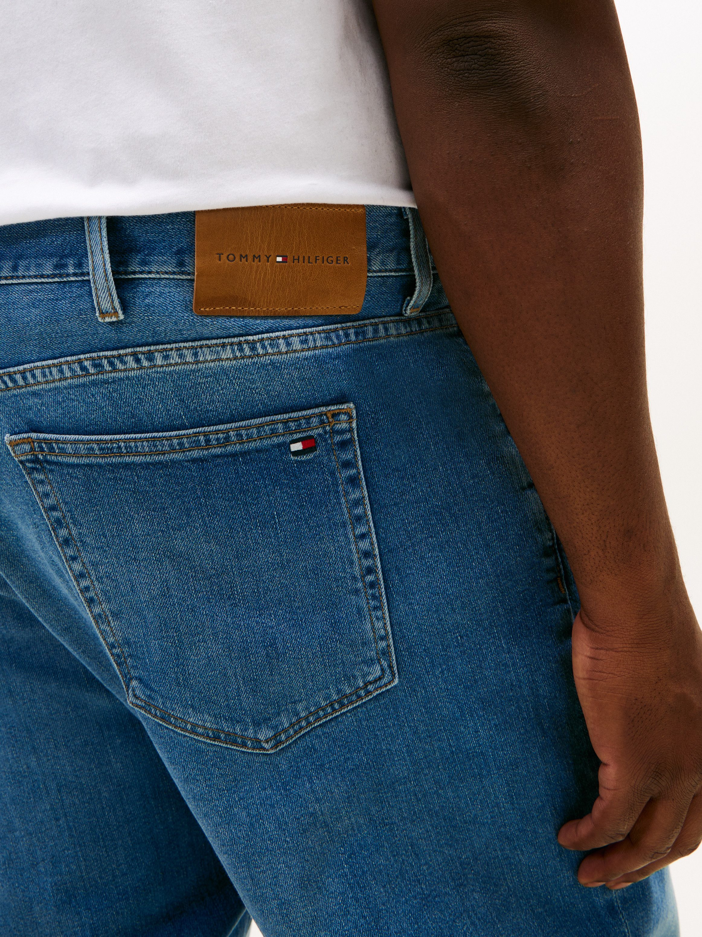 Tommy Hilfiger Big & Tall Gerade Jeans BT-MADISON mit Fade-Effekten, regular fit, gerades Bein, Große Größen