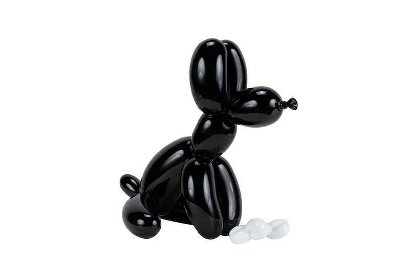 KUNSTLOFT Dekofigur Puppy Love 30x28x18 cm, handgefertigte Figur aus Kunststein