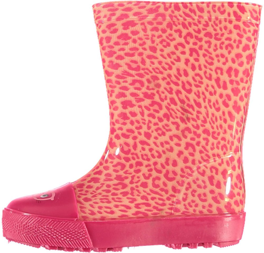Steinnacher Bärbel Gummistiefel Regenstiefel mit Gesicht Katze Kurzschaft Gummistiefel