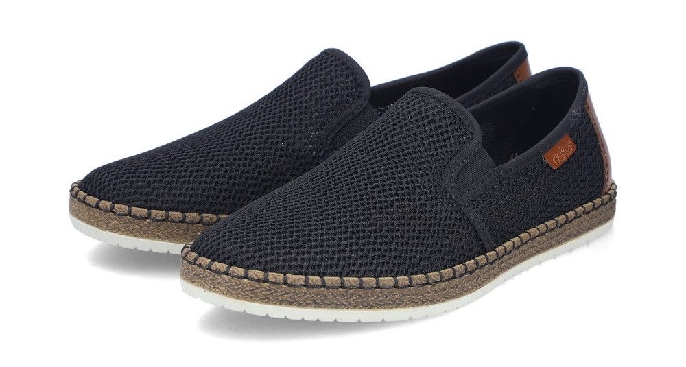 Rieker Espadrille mit luftdurchlässiger Perforation