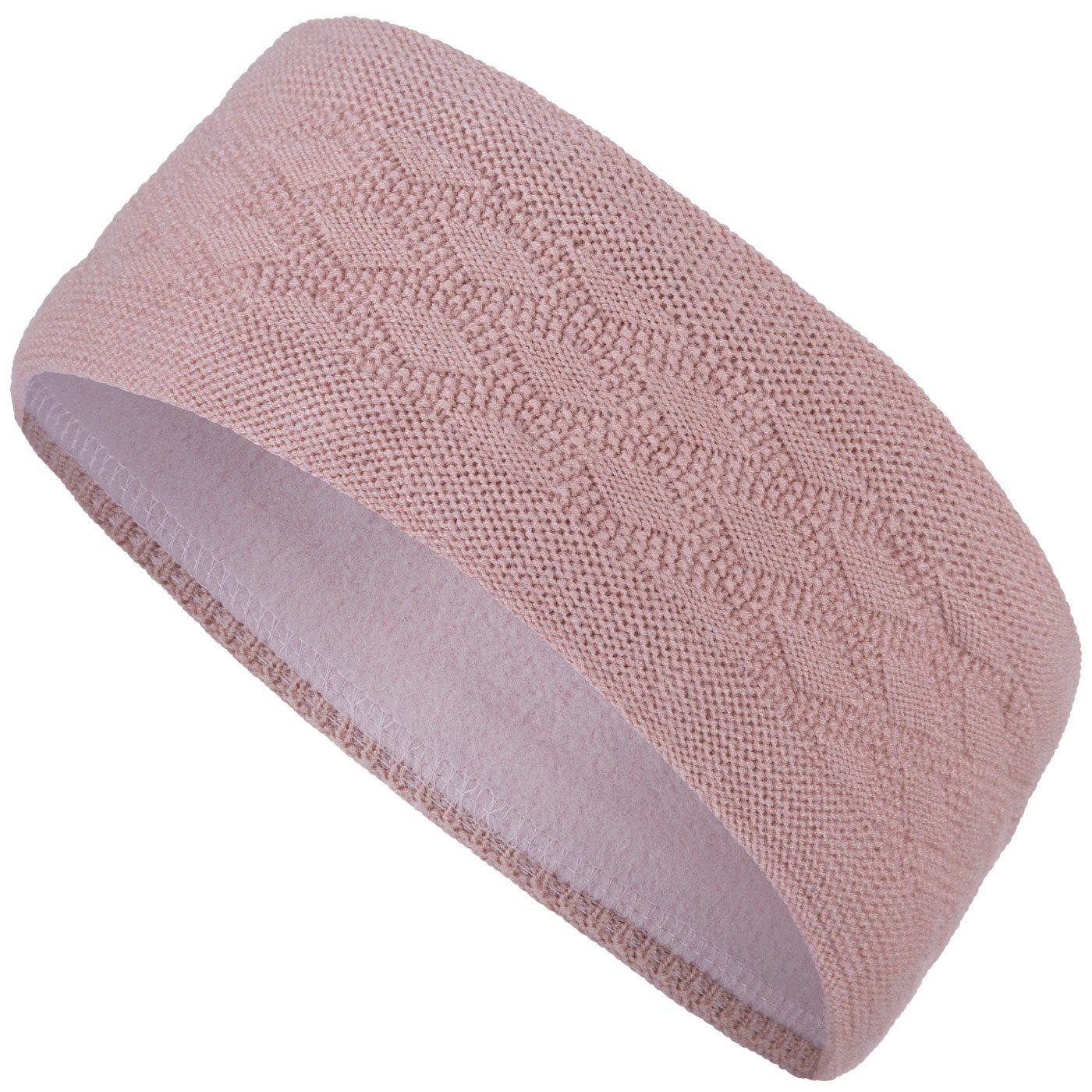 compagno Stirnband (1-St) Damen Stirnband gefüttert Ohrenschützer gestrickt Kopfband Winter