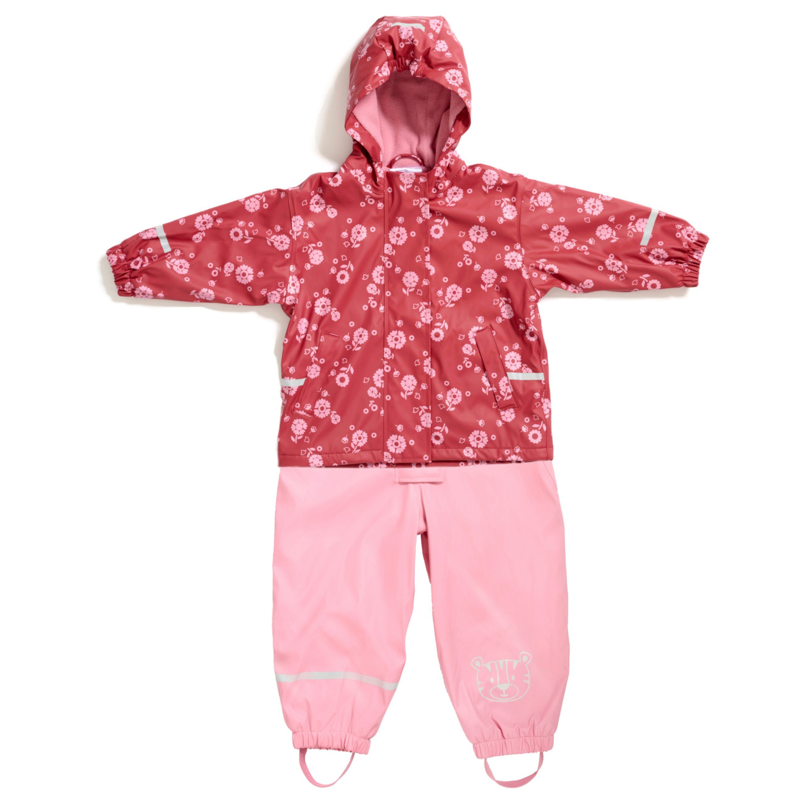 Little Tiger® Regen- und Matschjacke Regenanzug-Set für Kinder bestehend aus Regenhose und Regenjacke wasserdicht